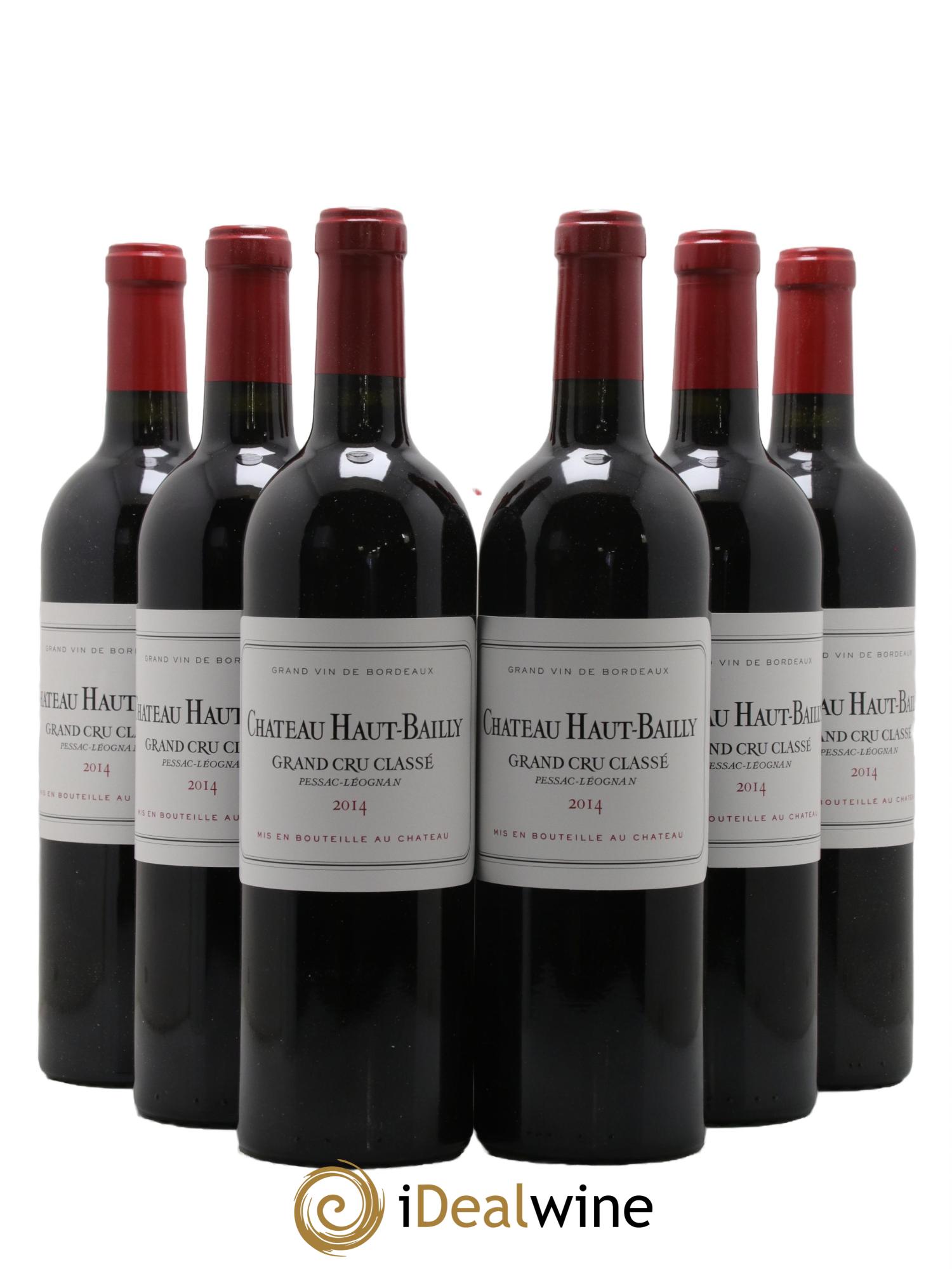 Château Haut-Bailly Cru Classé de Graves 2014 - Lot de 6 bouteilles - 0
