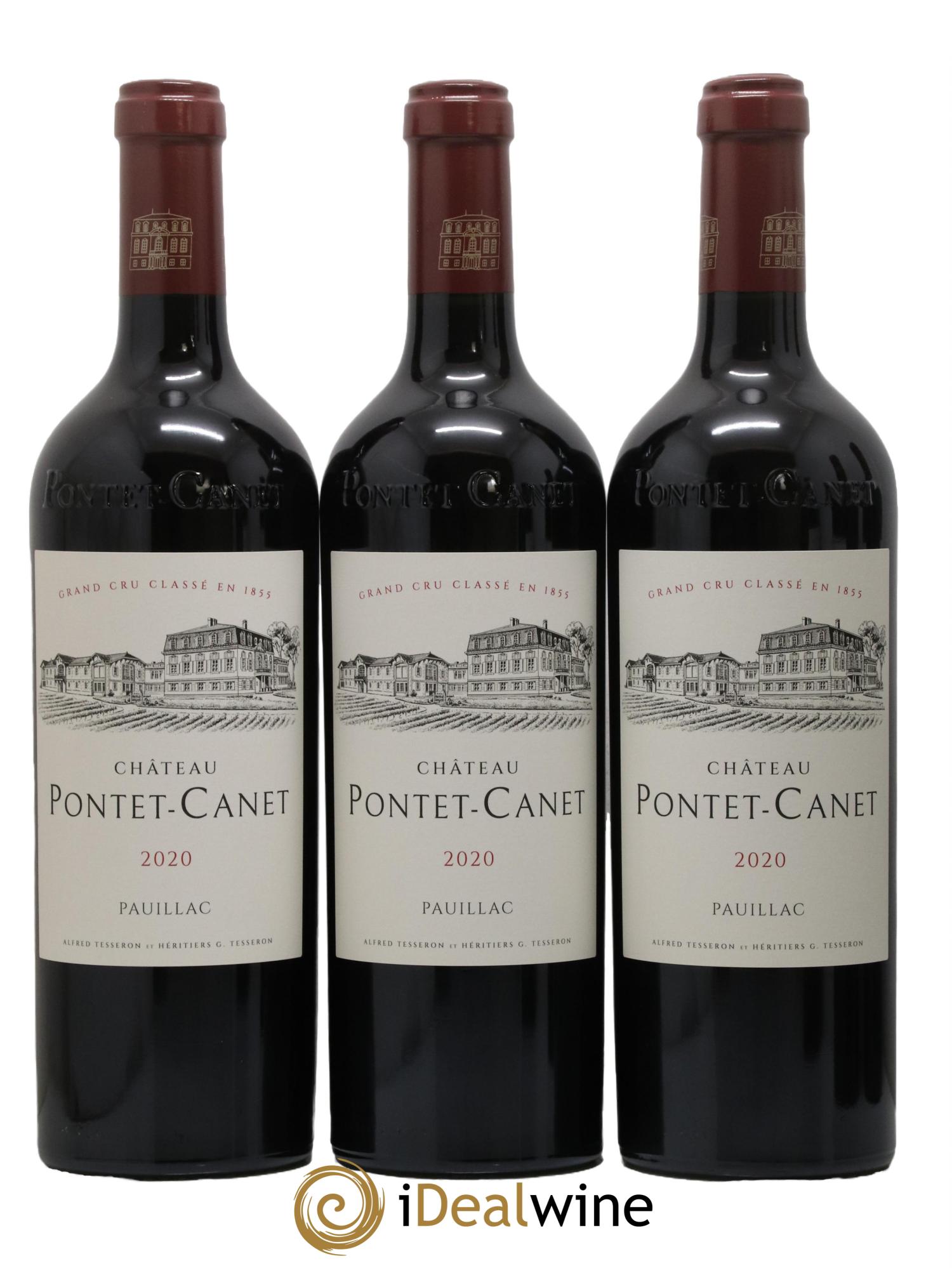 Château Pontet Canet 5ème Grand Cru Classé 2020 - Lot of 6 bottles - 1