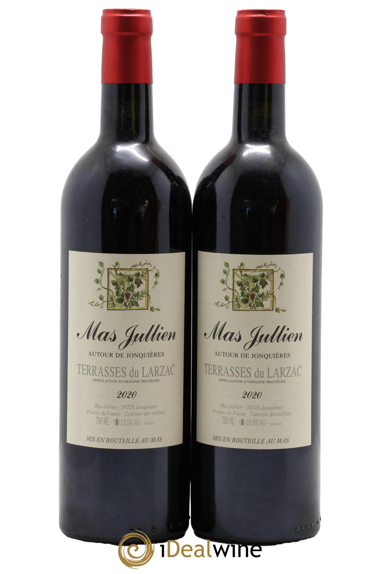 Coteaux du Languedoc - Terrasses du Larzac Mas Jullien Autour de Jonquières Olivier Jullien 2020 - Posten von 2 Flaschen - 0