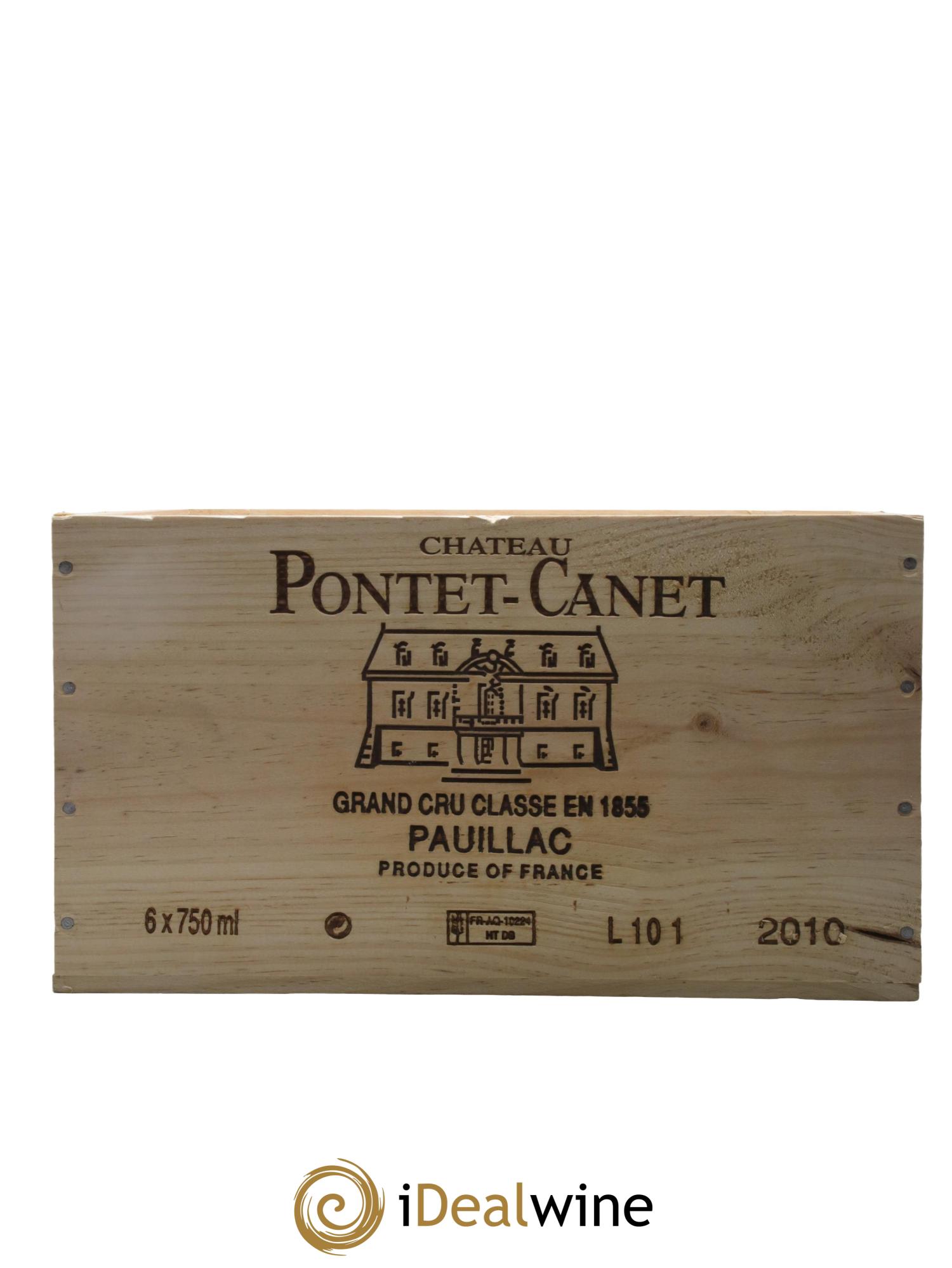 Château Pontet Canet 5ème Grand Cru Classé 2010 - Lotto di 6 bottiglie - 5