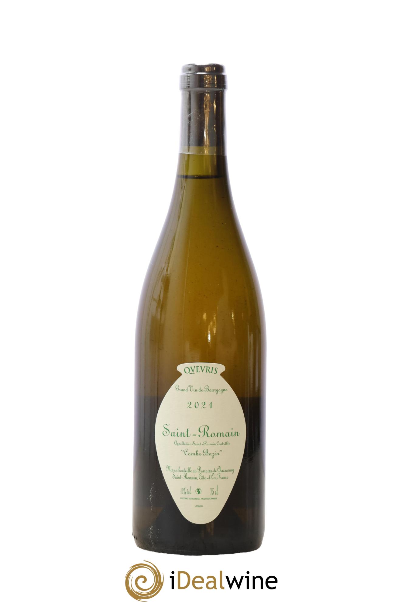 Saint-Romain Combe Bazin Qvevris Domaine de Chassorney - Frédéric Cossard 2021 - Lot de 1 bouteille - 1