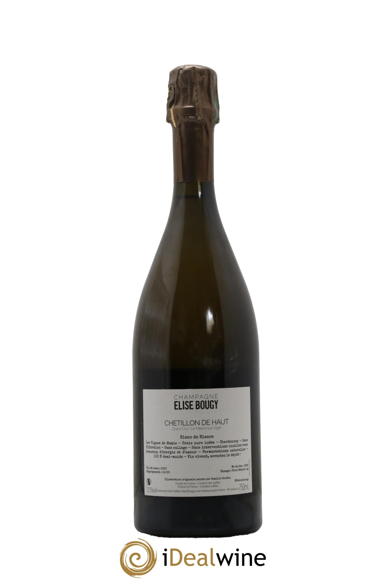 Chétillon de Haut Le Mesnil sur Oger Elise Bougy - Lot de 1 bouteille - 1