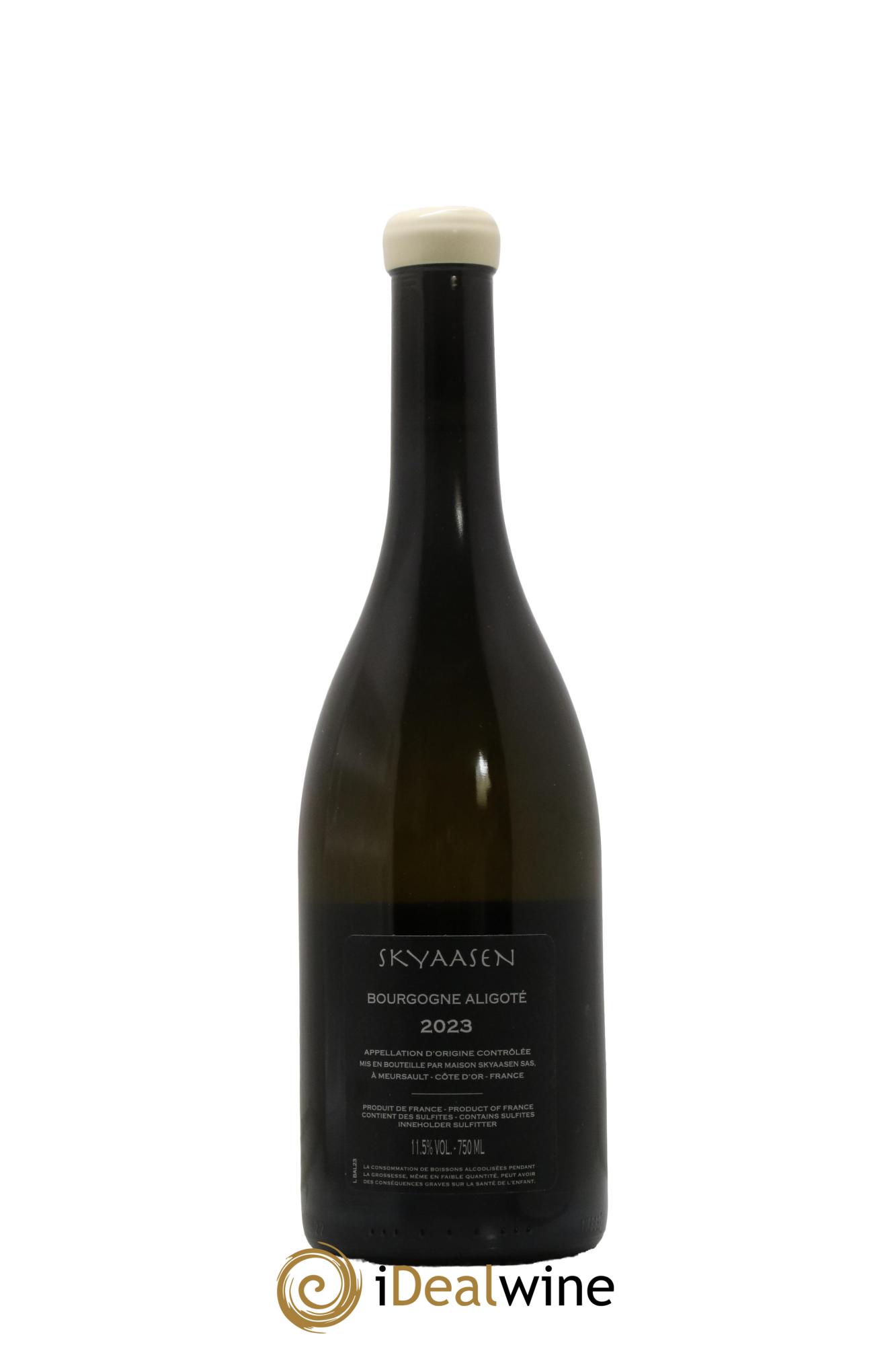 Bourgogne Aligoté Maison Skyaasen 2023 - Lot de 1 bouteille - 1