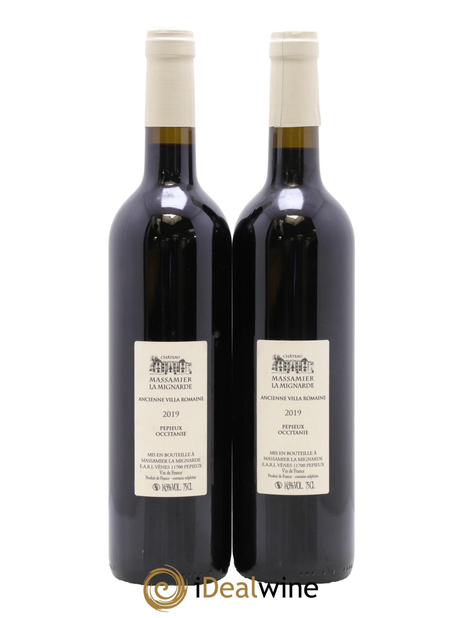 Vin de France Massamier La Mignarde Domus Maximus 2019 - Lot de 2 bouteilles - 1