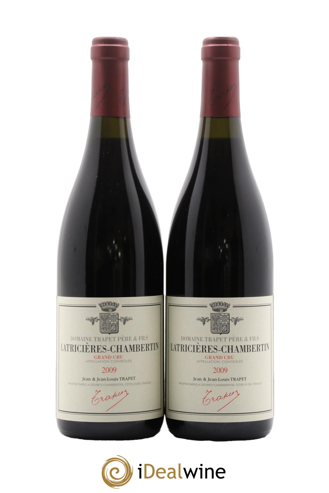 Latricières-Chambertin Grand Cru Domaine Trapet 2009 - Lot de 2 bouteilles - 0