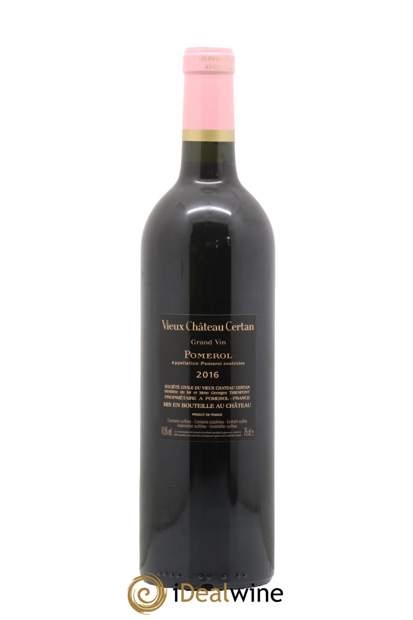 Vieux Château Certan 2016 - Lot of 1 bottle - 1