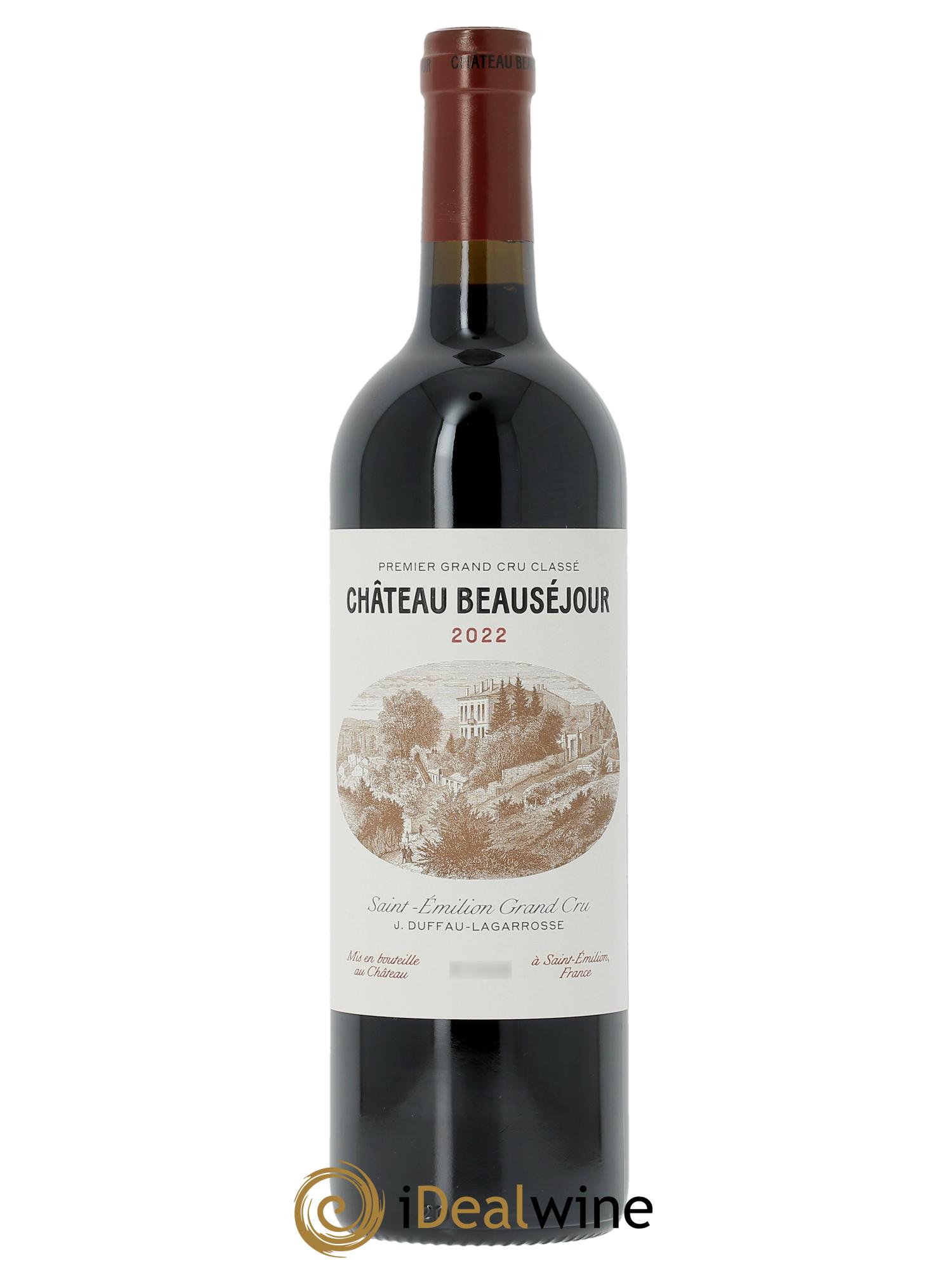 Château Beauséjour (Duffau-Lagarrosse) 1er Grand Cru Classé B (CBO à partir de 3 bts) 2022 - Lot de 1 bouteille - 0