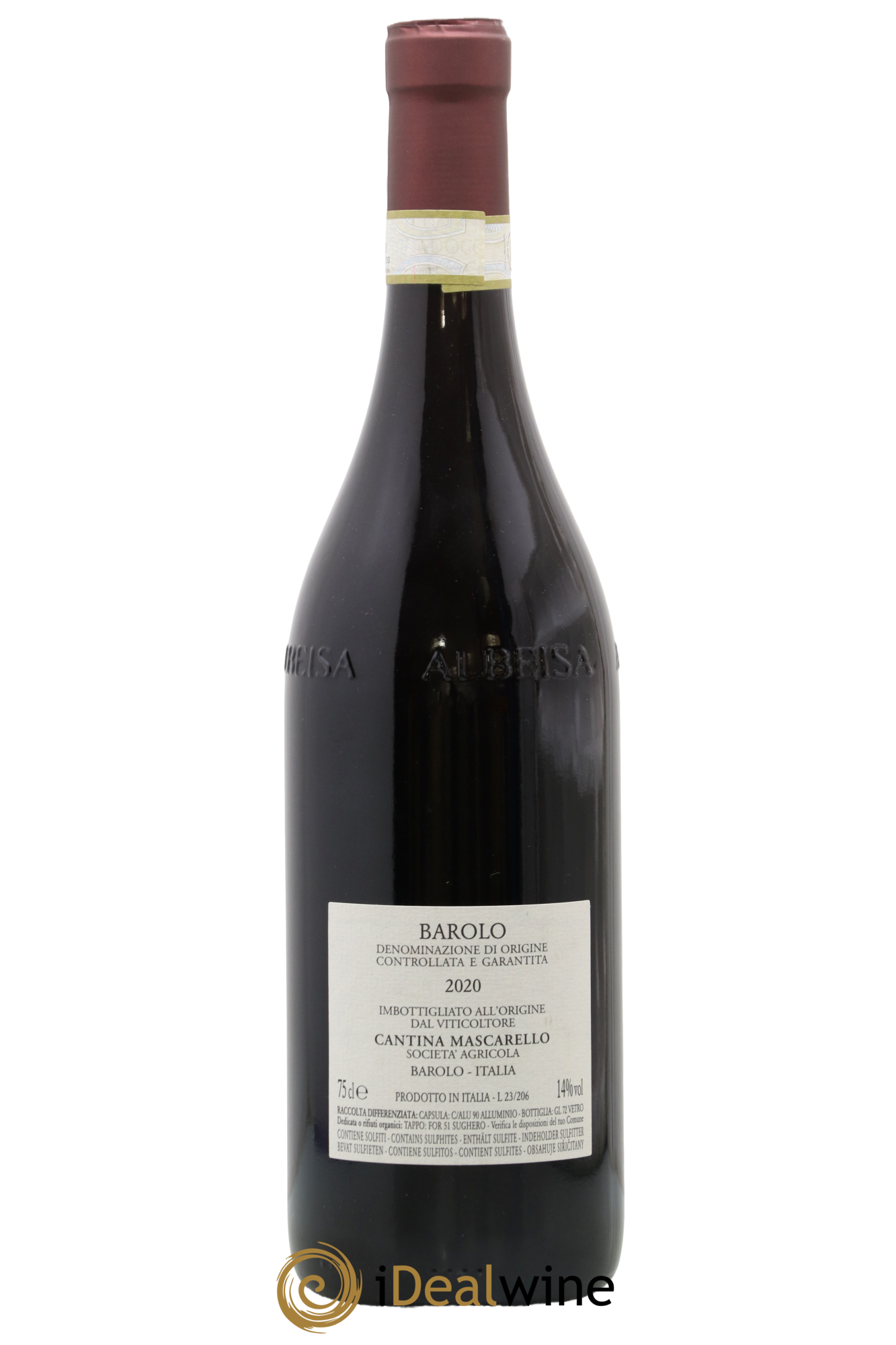 Barolo DOCG Bartolo Mascarello 2020 - Lot de 1 bouteille - 1
