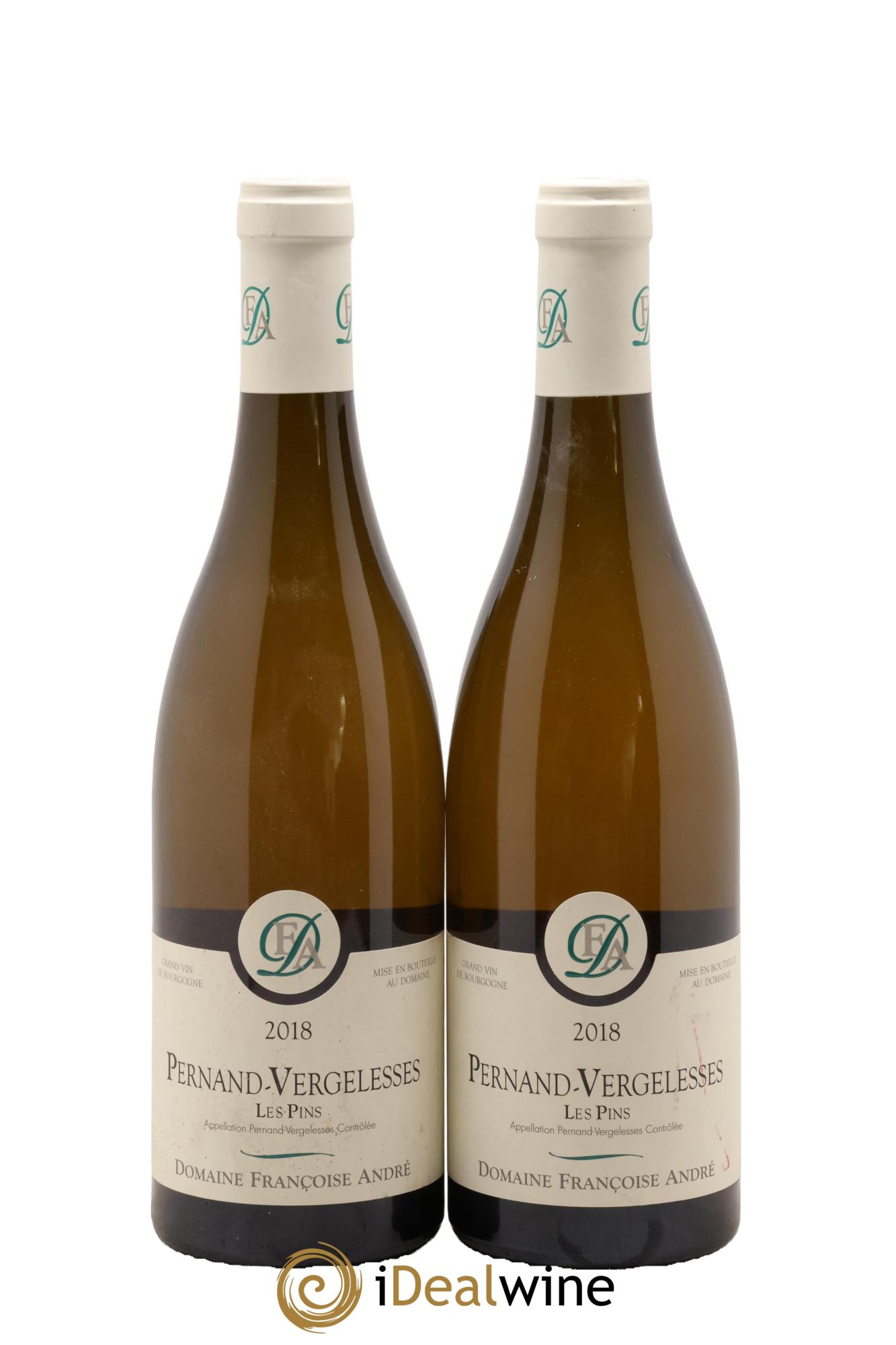 Pernand-Vergelesses Les Pins Françoise André 2018 - Lot de 2 bouteilles - 0