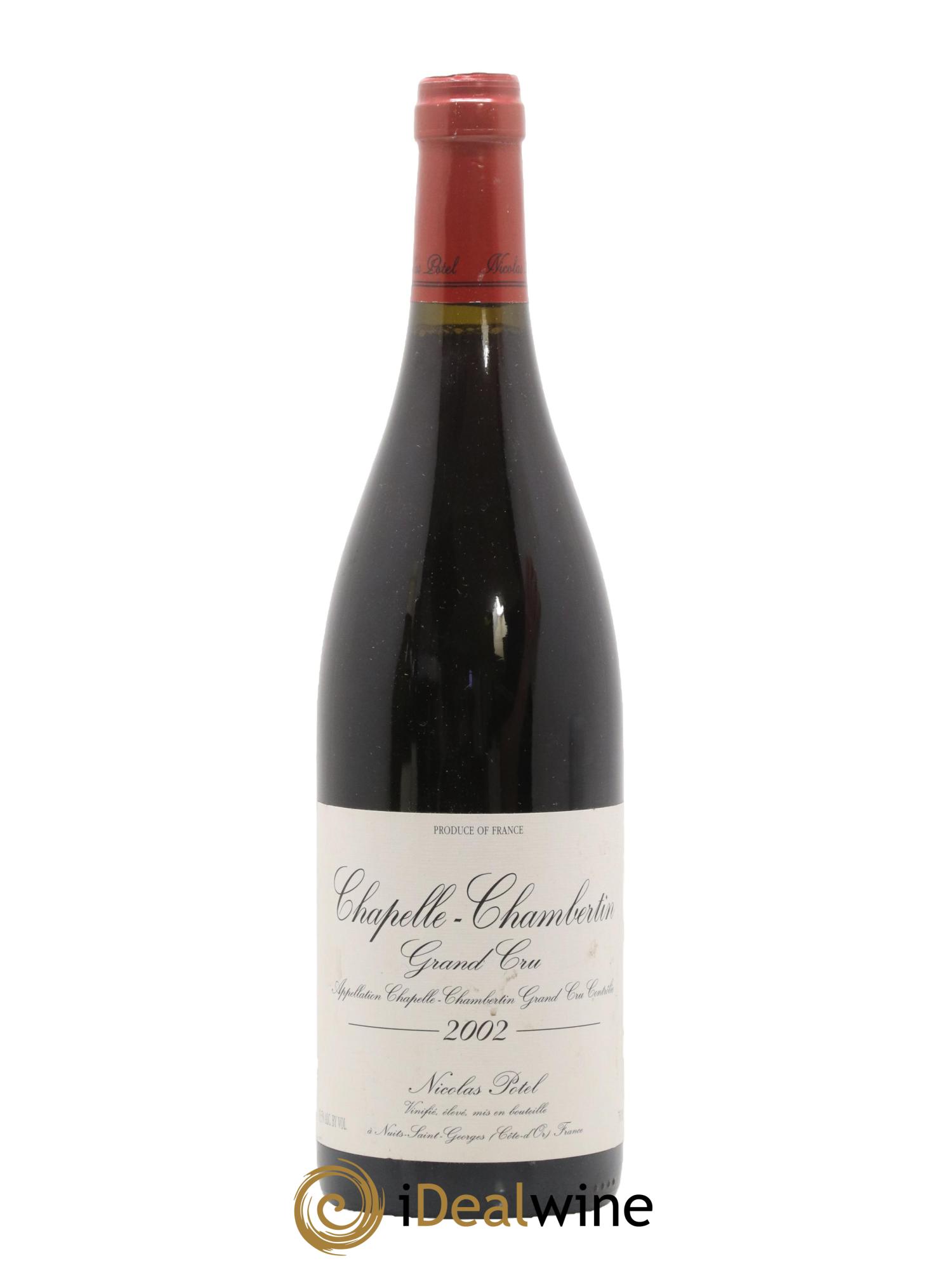 Chapelle-Chambertin Grand Cru Nicolas Potel 2002 - Lot de 1 bouteille - 0