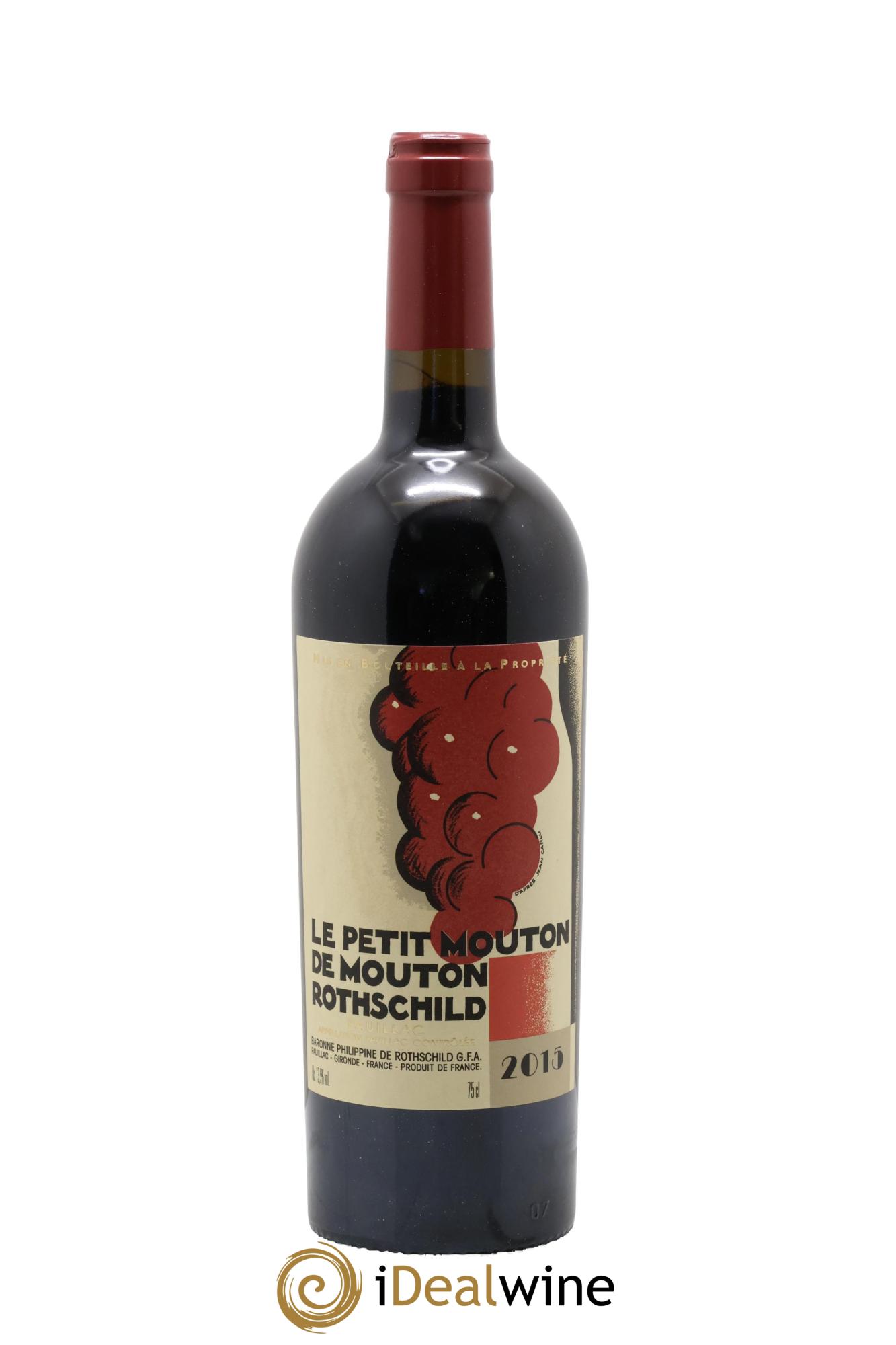 Petit Mouton Second Vin 2015 - Lot de 1 bouteille - 0