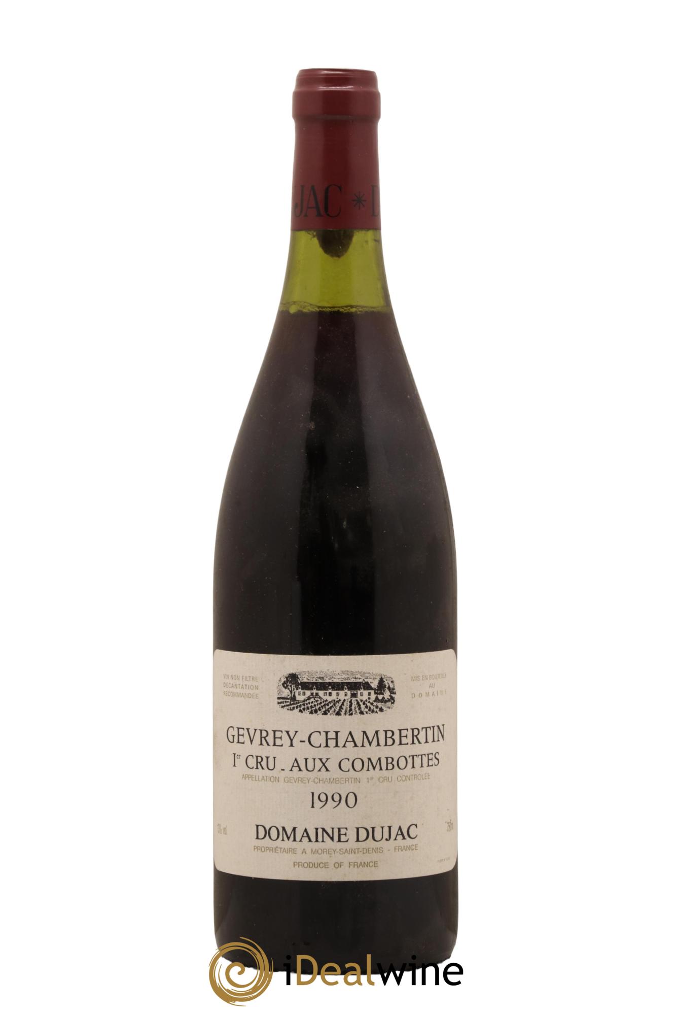 Gevrey-Chambertin 1er Cru Aux Combottes Dujac (Domaine) 1990 - Lot de 1 bouteille - 0