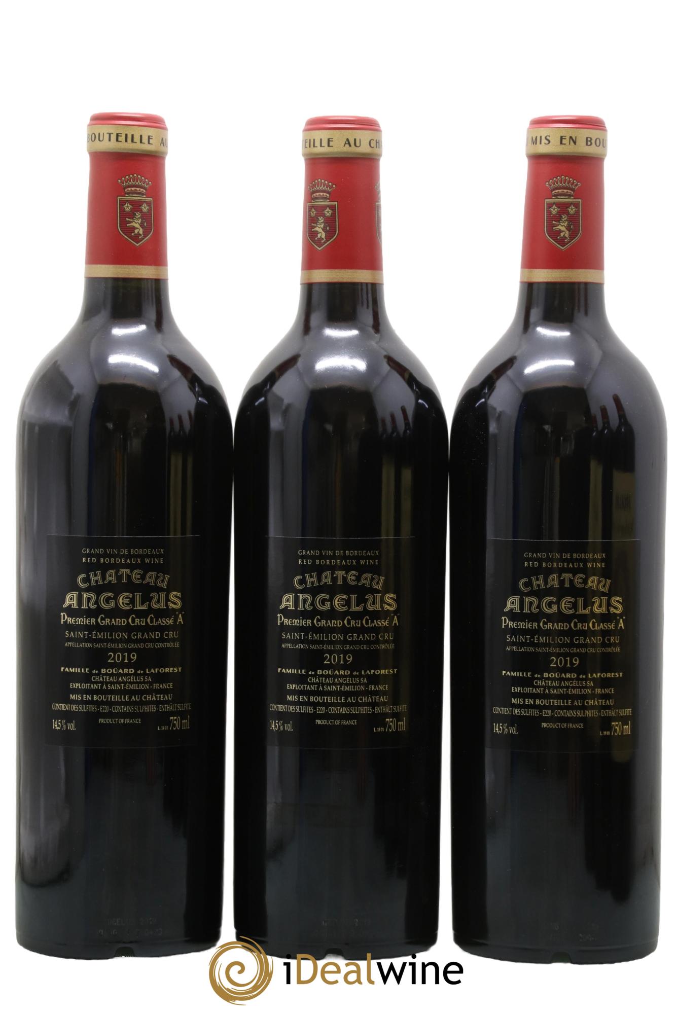 Château Angélus 1er Grand Cru Classé A 2019 - Lotto di 6 bottiglie - 2