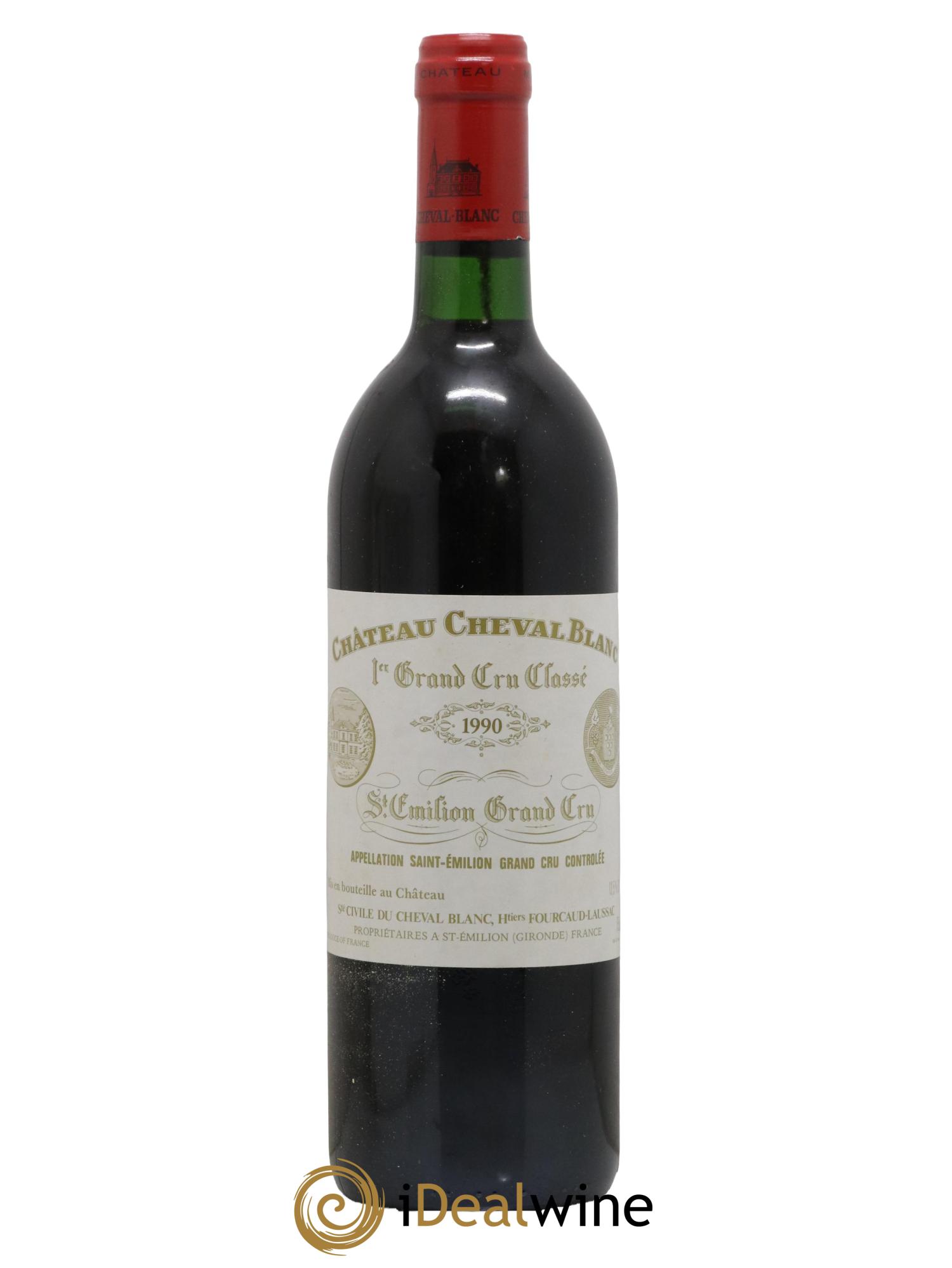 Château Cheval Blanc 1er Grand Cru Classé A 1990 - Lot de 1 bouteille - 0