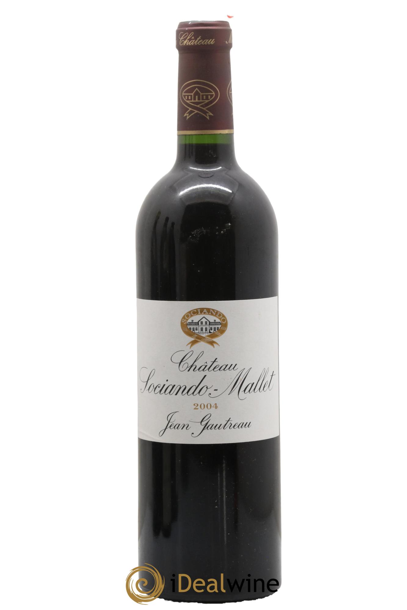 Château Sociando Mallet 2004 - Lot de 1 bouteille - 0