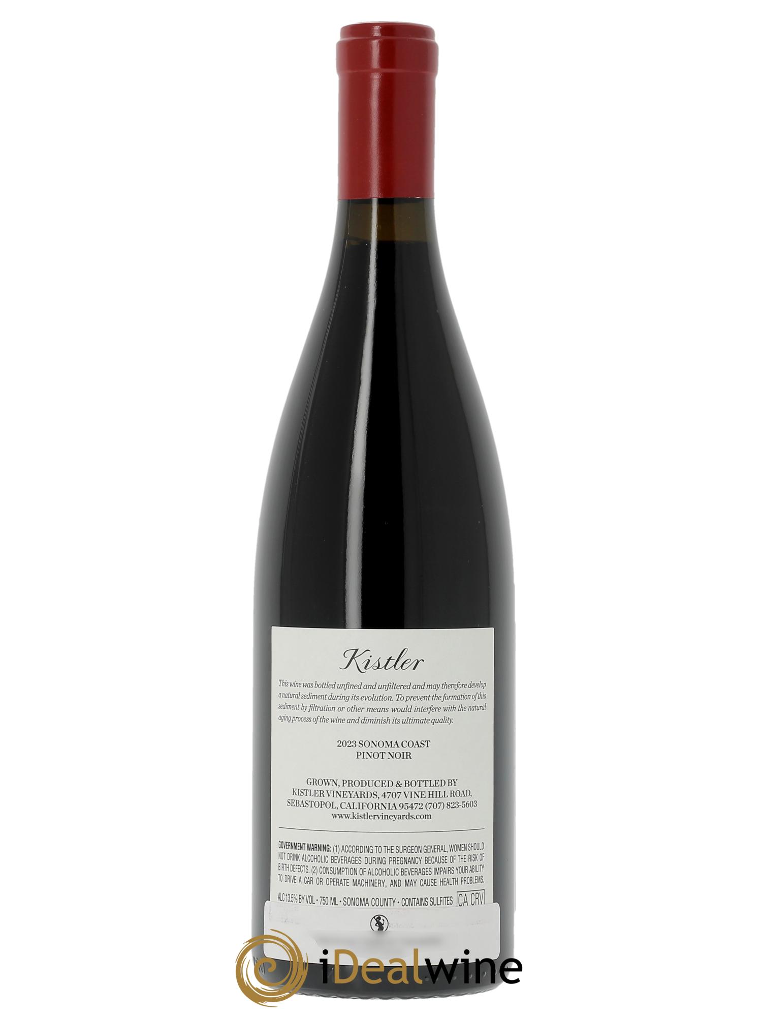Sonoma Coast Pinot Noir Kistler 2023 - Lot of 1 bottle - 1