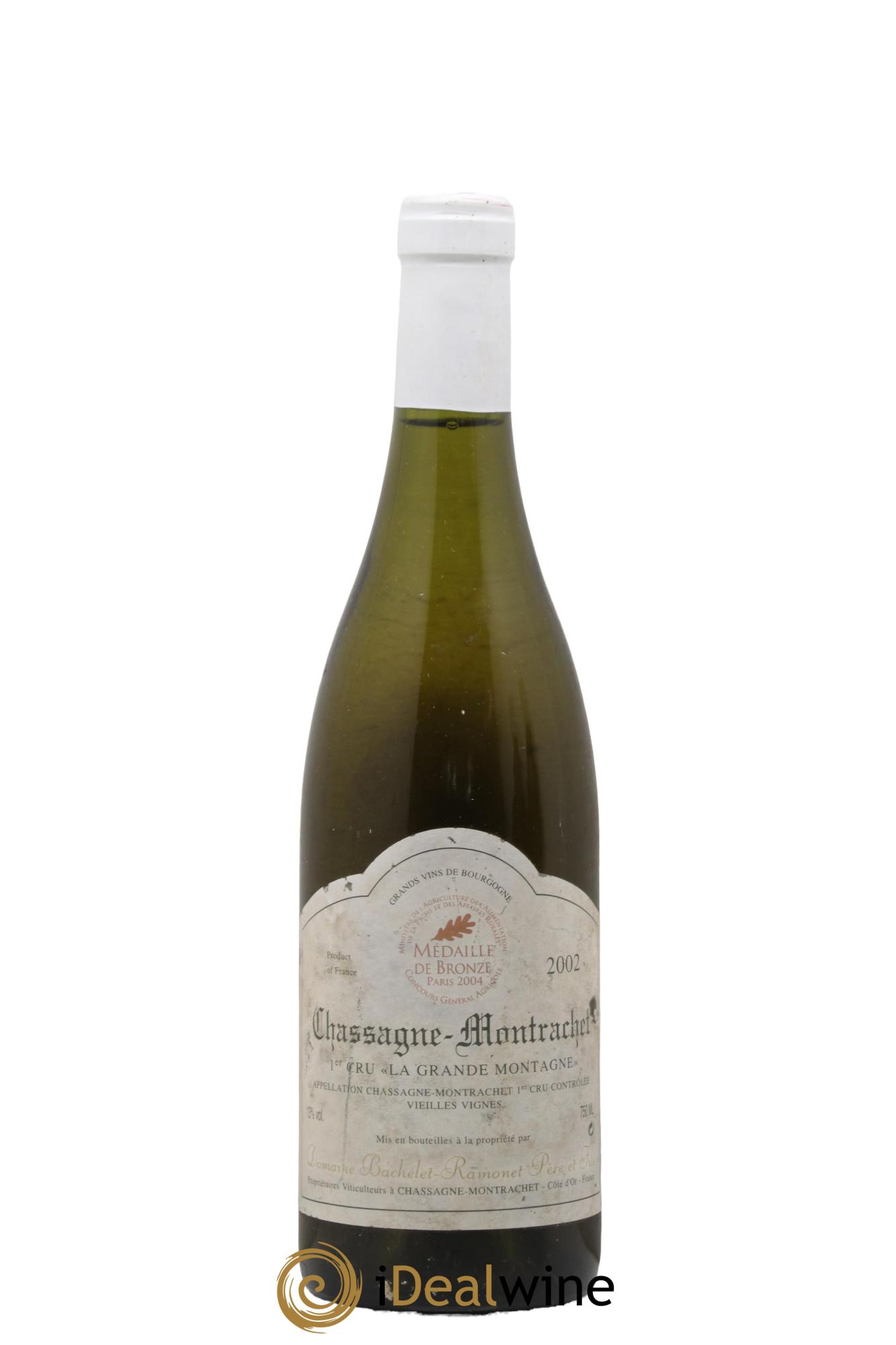 Chassagne-Montrachet 1er Cru La Grande Montagne Vieilles Vignes Bachelet-Ramonet (Domaine) La Grande Montagne Bachelet Ramonet Père Et Fils 2002 - Lot de 1 bouteille - 0