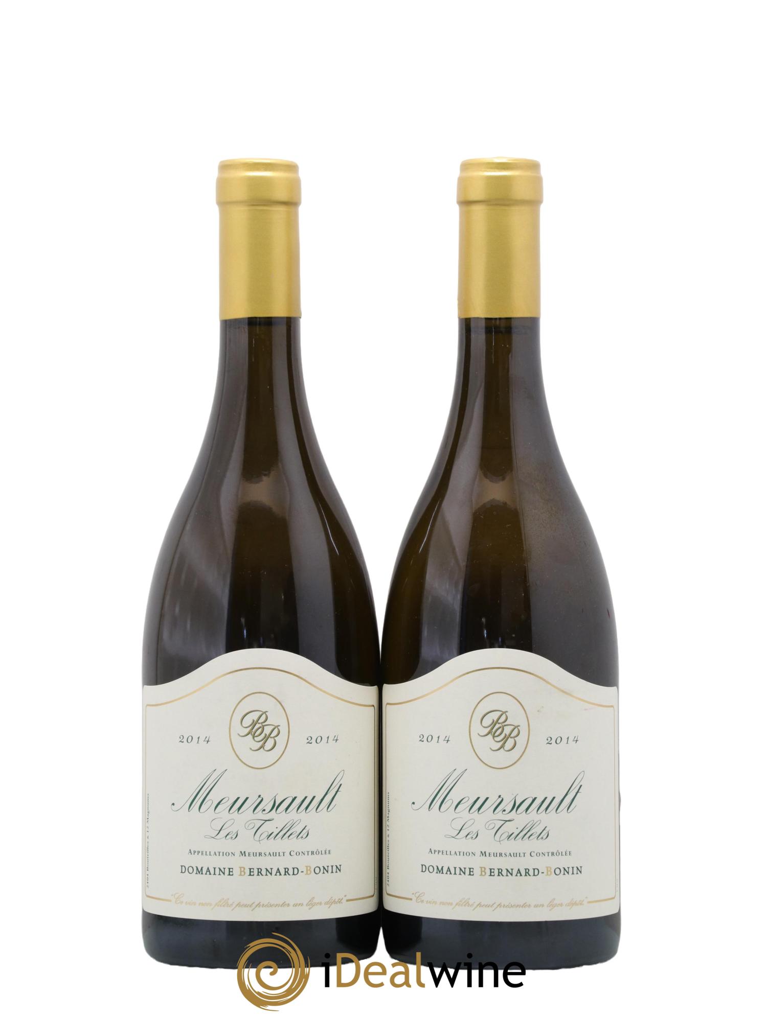 Meursault Les Tillets Bernard Bonin 2014 - Lot de 2 bouteilles - 0