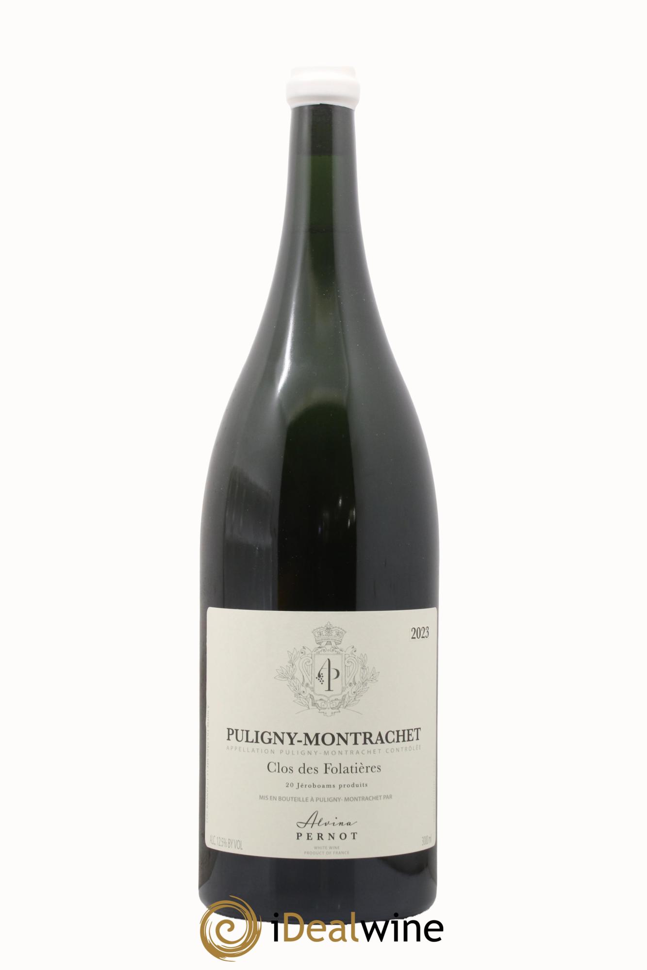 Puligny-Montrachet 1er Cru Clos des Folatières Alvina Pernot  2023 - Lot de 1 double magnum - 1