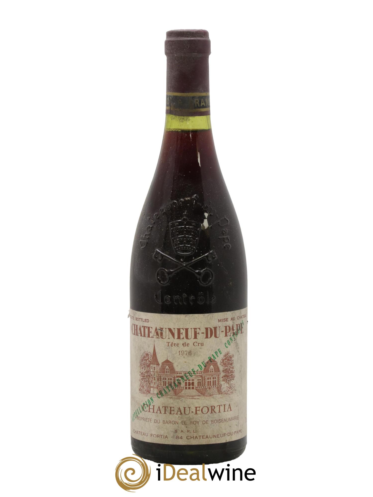 Châteauneuf-du-Pape Château Fortia 1976 - Lot de 1 bouteille - 0