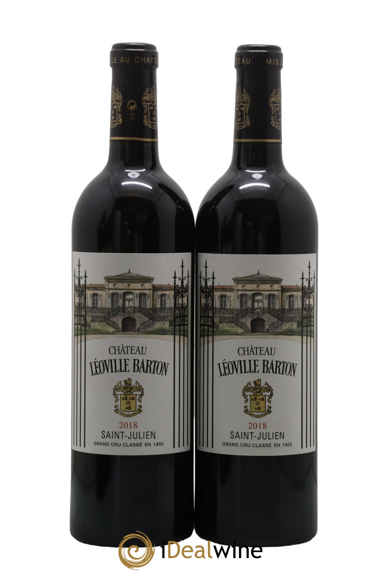 Château Léoville Barton 2ème Grand Cru Classé 2018 - Lot of 2 bottles - 0
