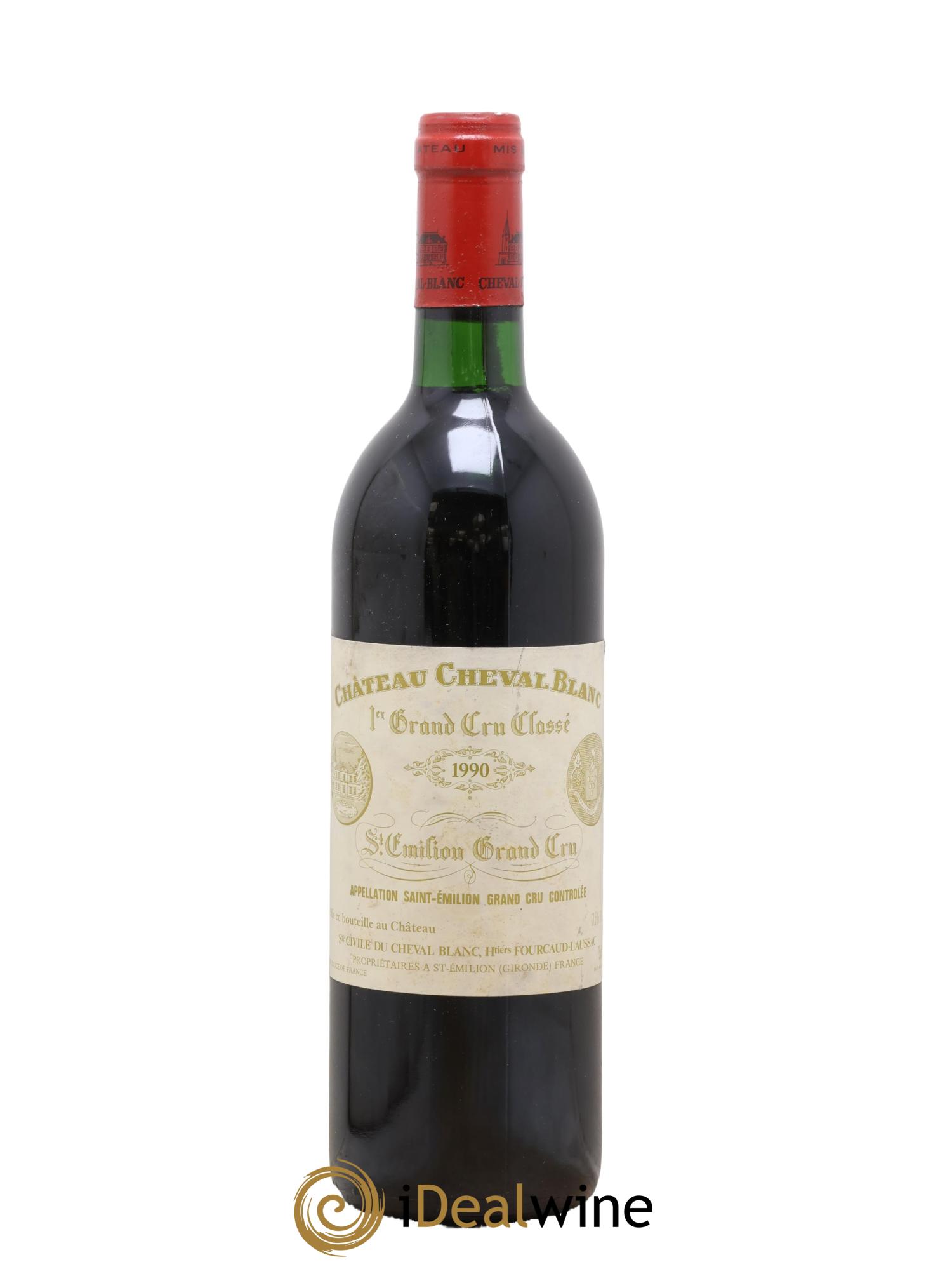 Château Cheval Blanc 1er Grand Cru Classé A 1990 - Lot de 1 bouteille - 0