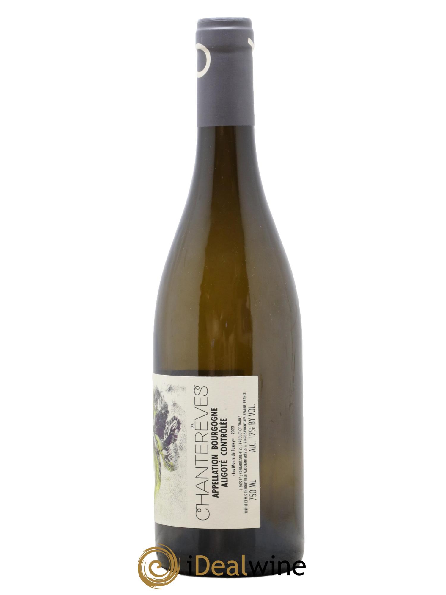 Bourgogne Aligoté Les Monts de Fussey Chanterêves 2022 - Lot de 1 bouteille - 2