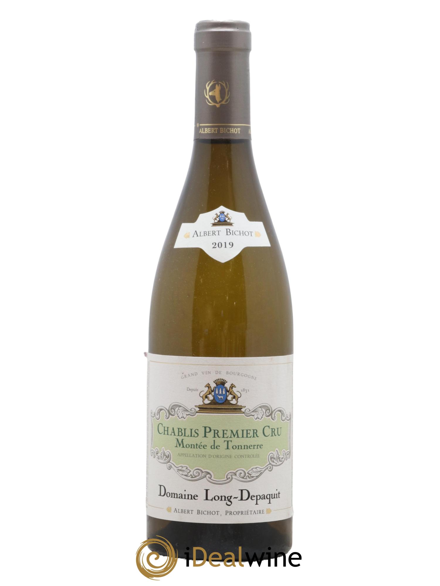 Chablis 1er Cru Montée de Tonnerre Long Depaquit - Albert Bichot (Domaine) 2019 - Lot de 1 bouteille - 0