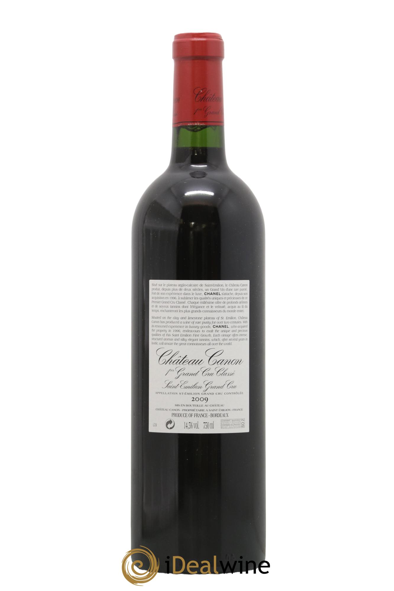Château Canon 1er Grand Cru Classé B 2009 - Lot of 1 bottle - 1