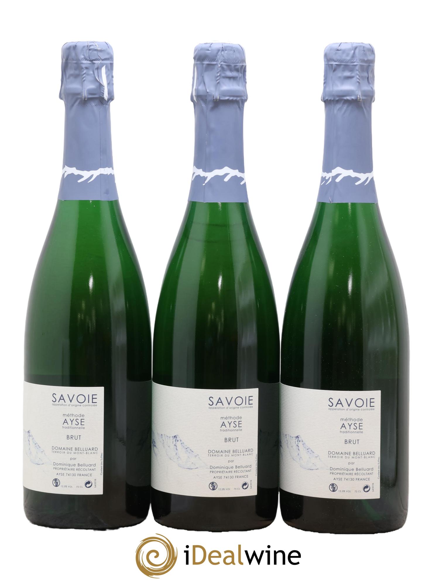 Vin de Savoie Ayse Les Perles du Mont Blanc Domaine Belluard - Lot de 3 bouteilles - 1