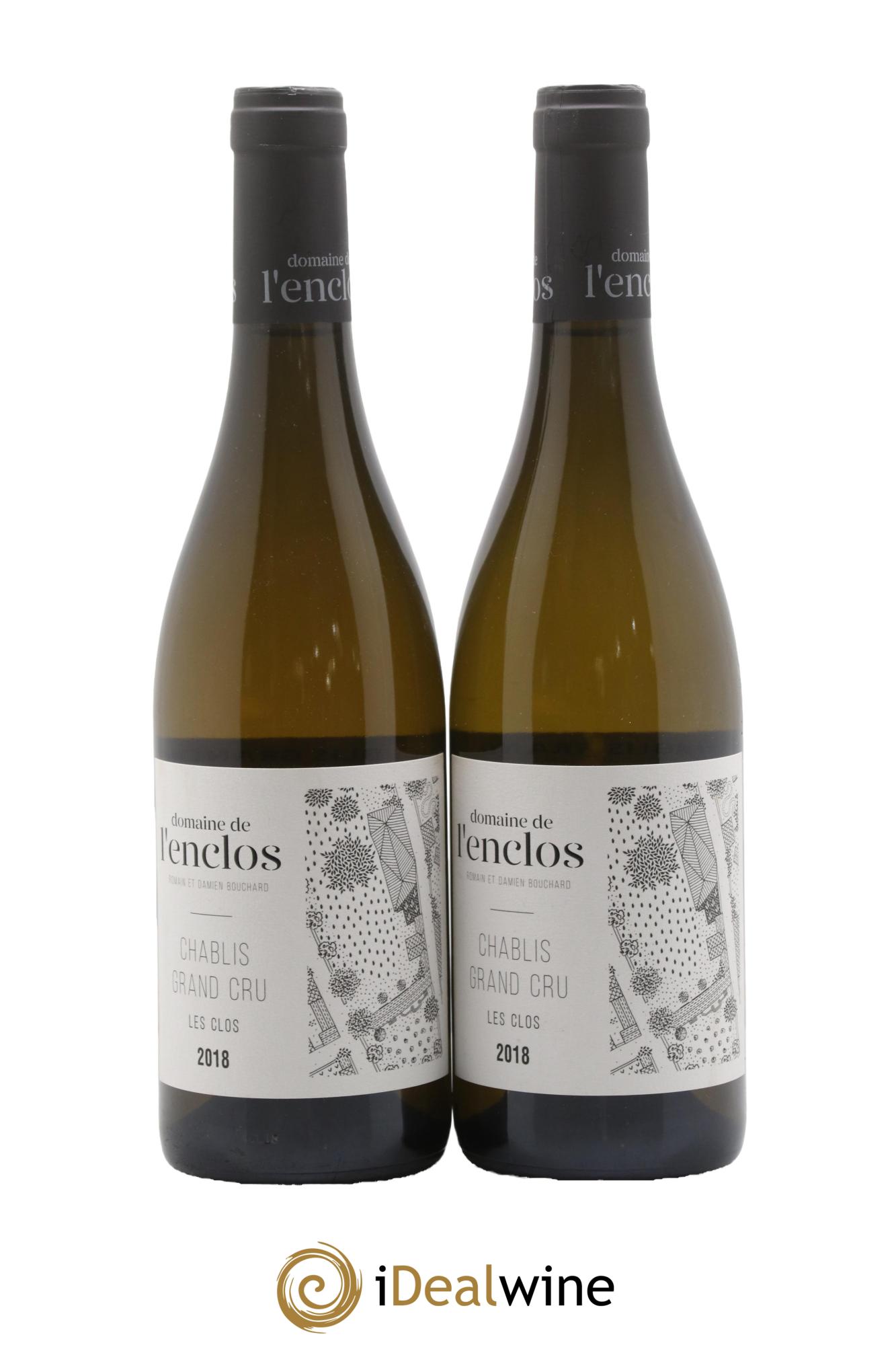 Chablis Grand Cru Les Clos Domaine De L'Enclos 2018 - Lot de 2 bouteilles - 0