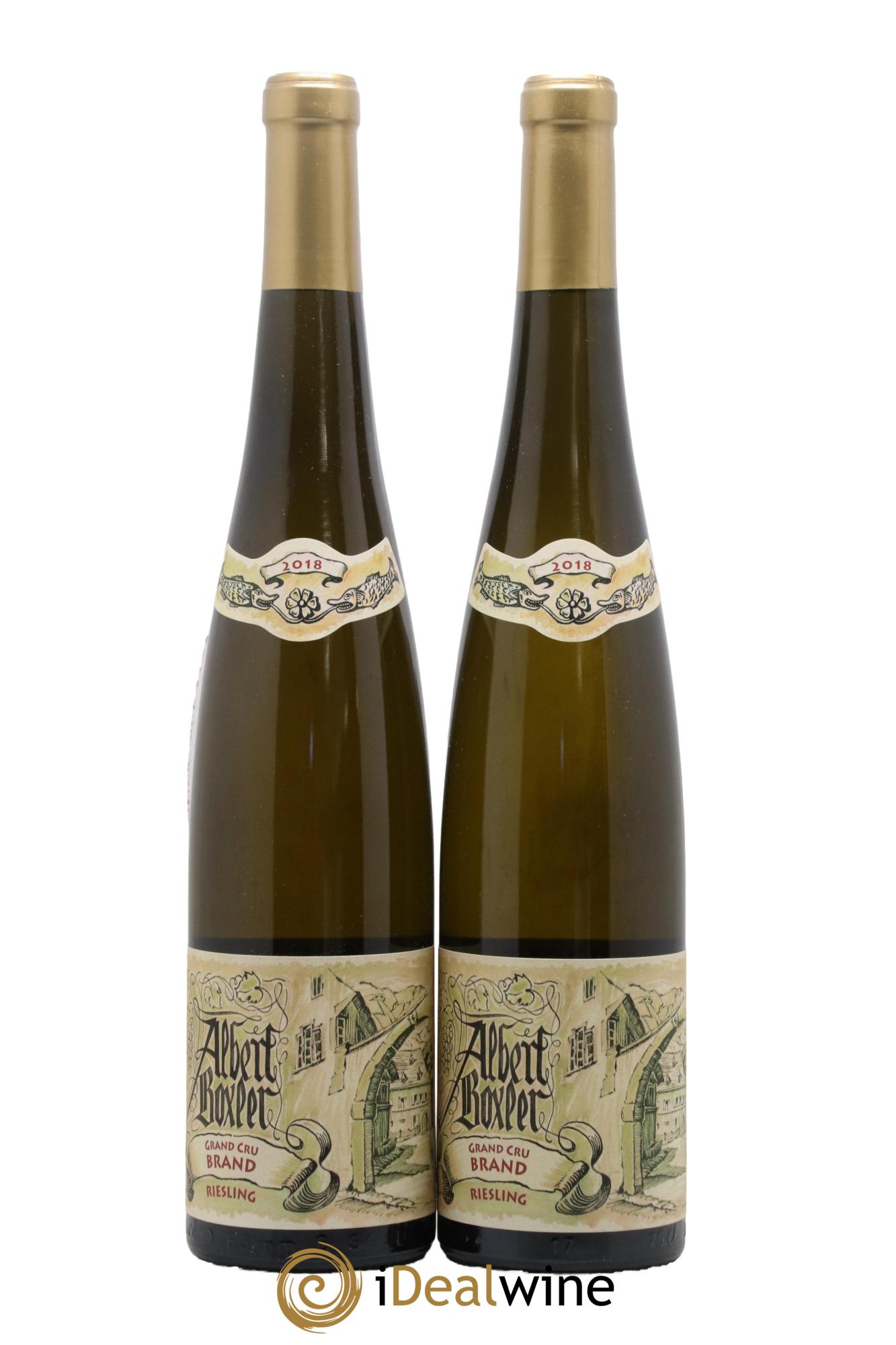 Alsace Riesling Grand Cru Brand Albert Boxler 2018 - Lot of 2 bottles - 0