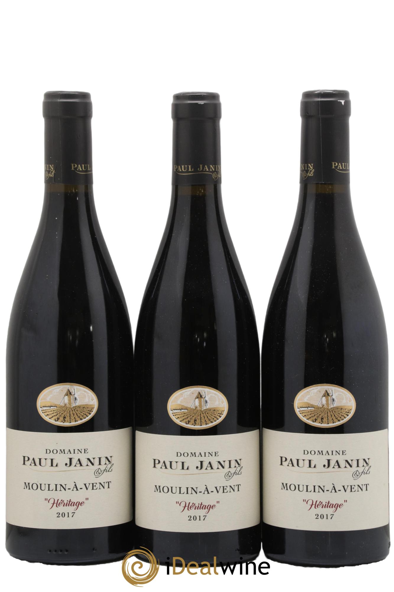 Moulin-à-Vent Heritage du Tremblay Paul Janin (Domaine) 2017 - Lot de 3 bouteilles - 0