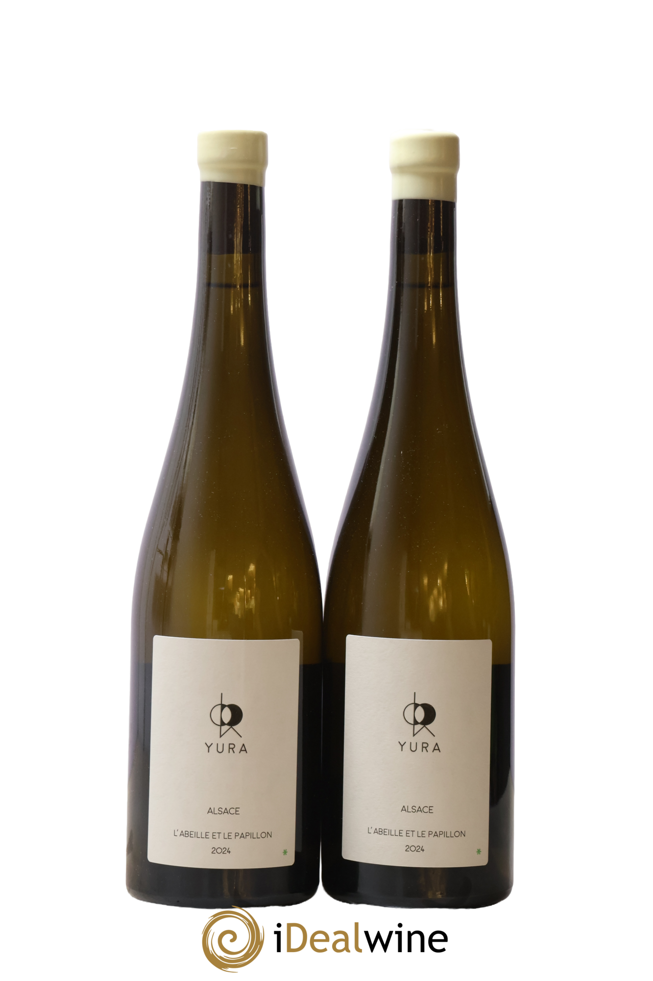 Alsace L'abeille et le papillon Jintaro Yura 2024 - Lot de 2 bouteilles - 0