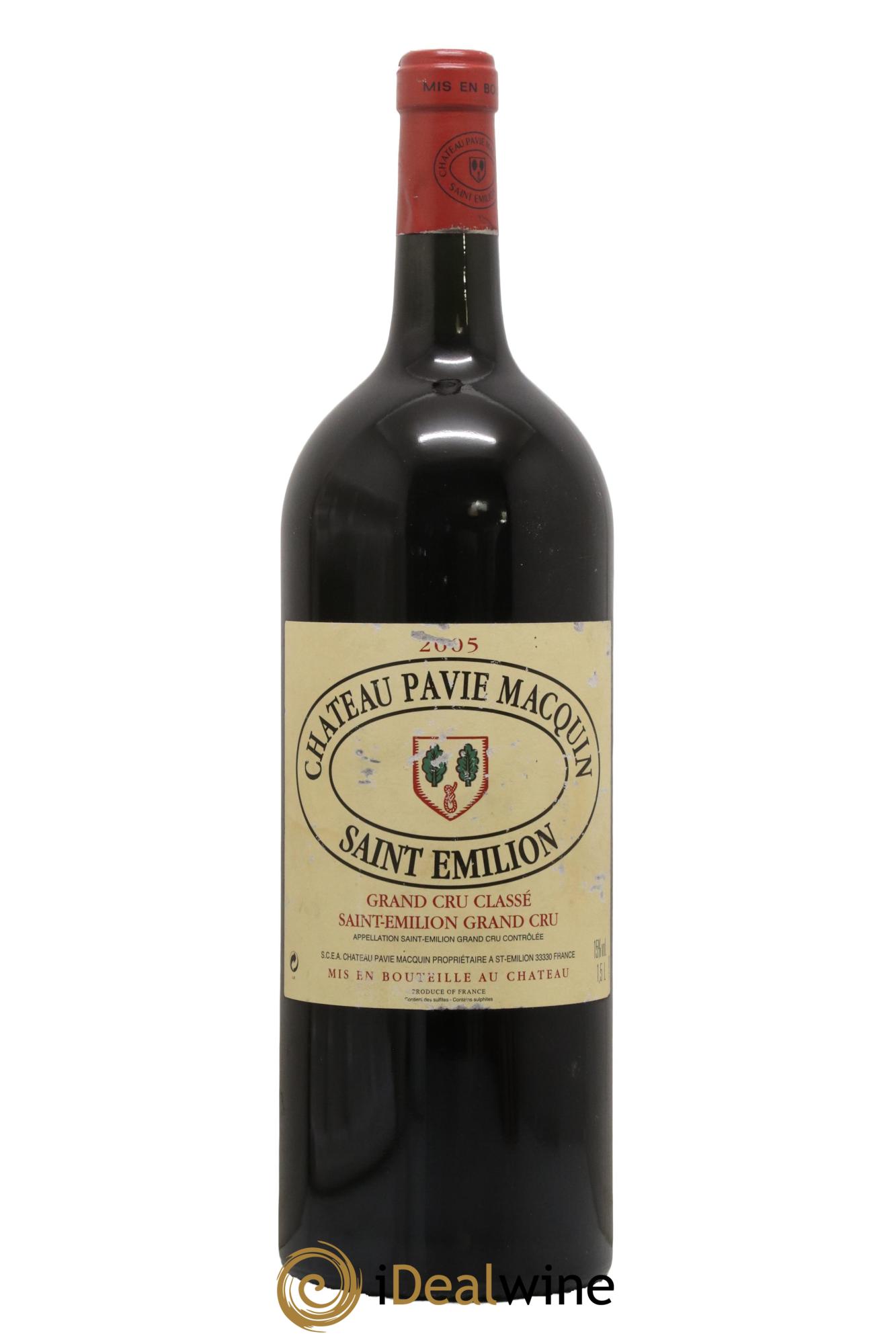 Château Pavie Macquin 1er Grand Cru Classé B 2005 - Lot of 1 magnum - 0