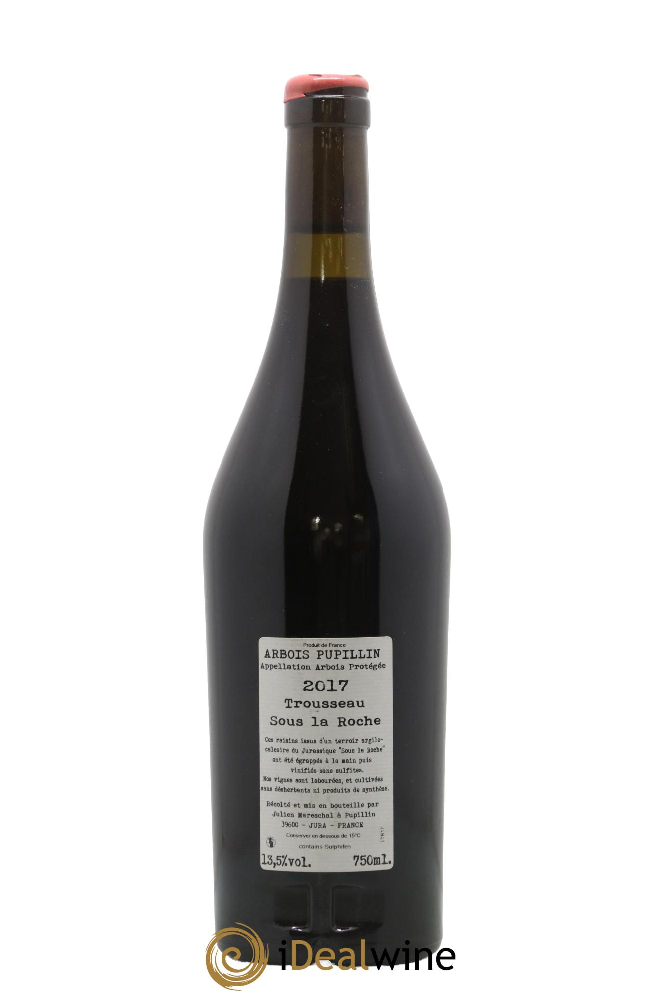 Arbois Pupillin Trousseau Sous la Roche Domaine de la Borde 2017 - Posten von 1 Flasche - 1