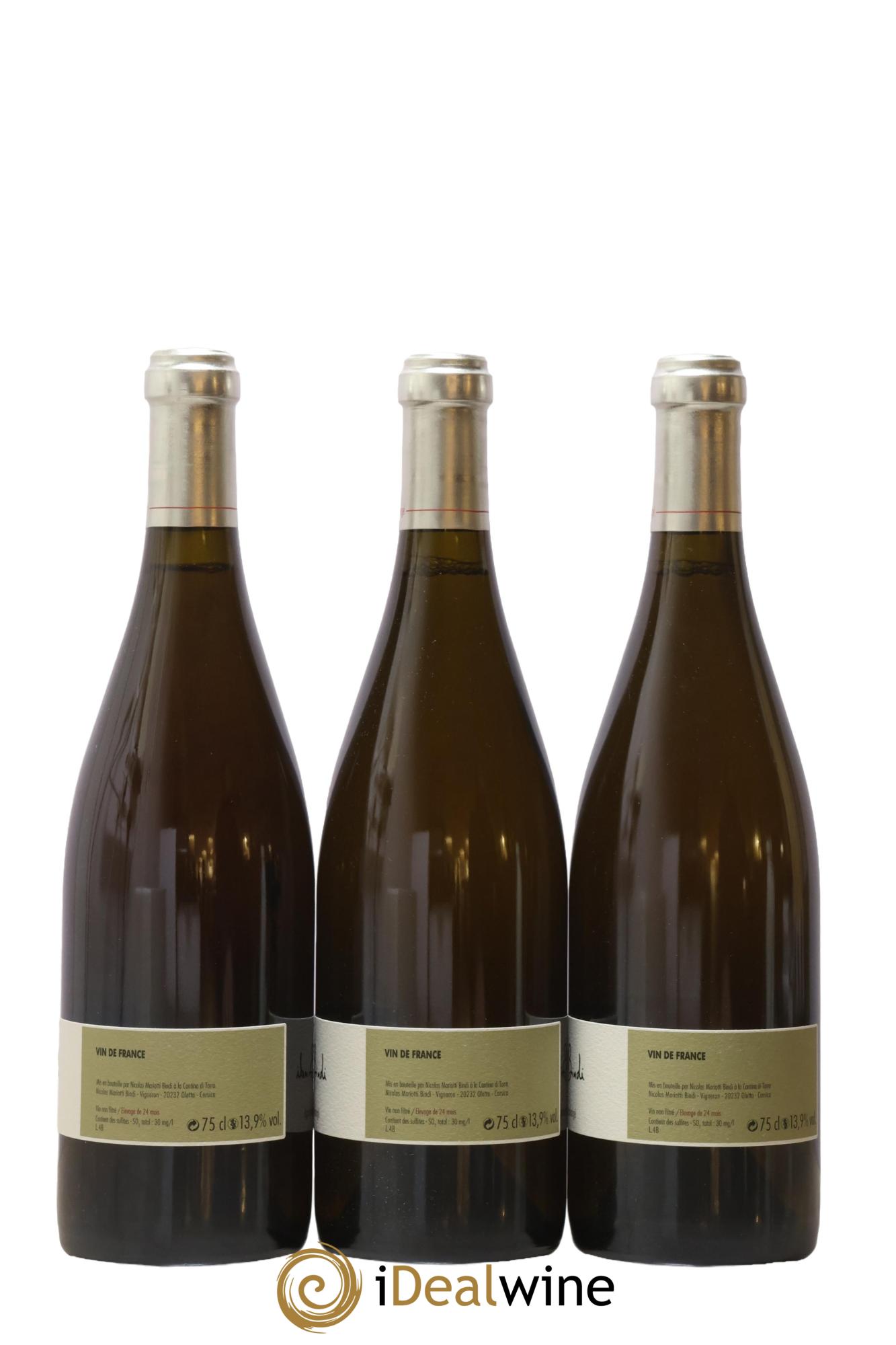Vin de France Mursaglia Nicolas Mariotti Bindi Vieillissement Prolongé 2015 - Lotto di 3 bottiglie - 1
