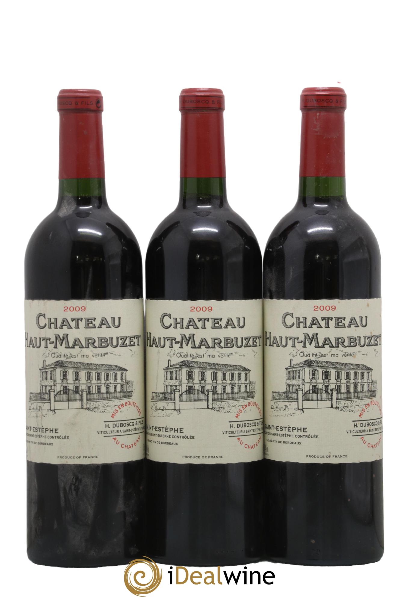 Château Haut Marbuzet 2009 - Lot de 3 bouteilles - 0