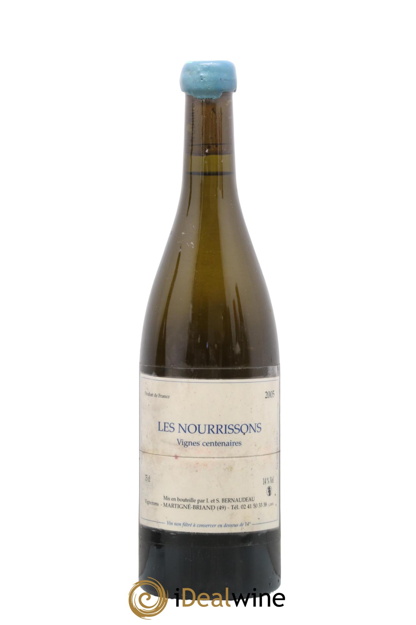Anjou Les Nourrissons Vignes Centenaires Stéphane Bernaudeau (Domaine) 2005 - Lot de 1 bouteille - 0