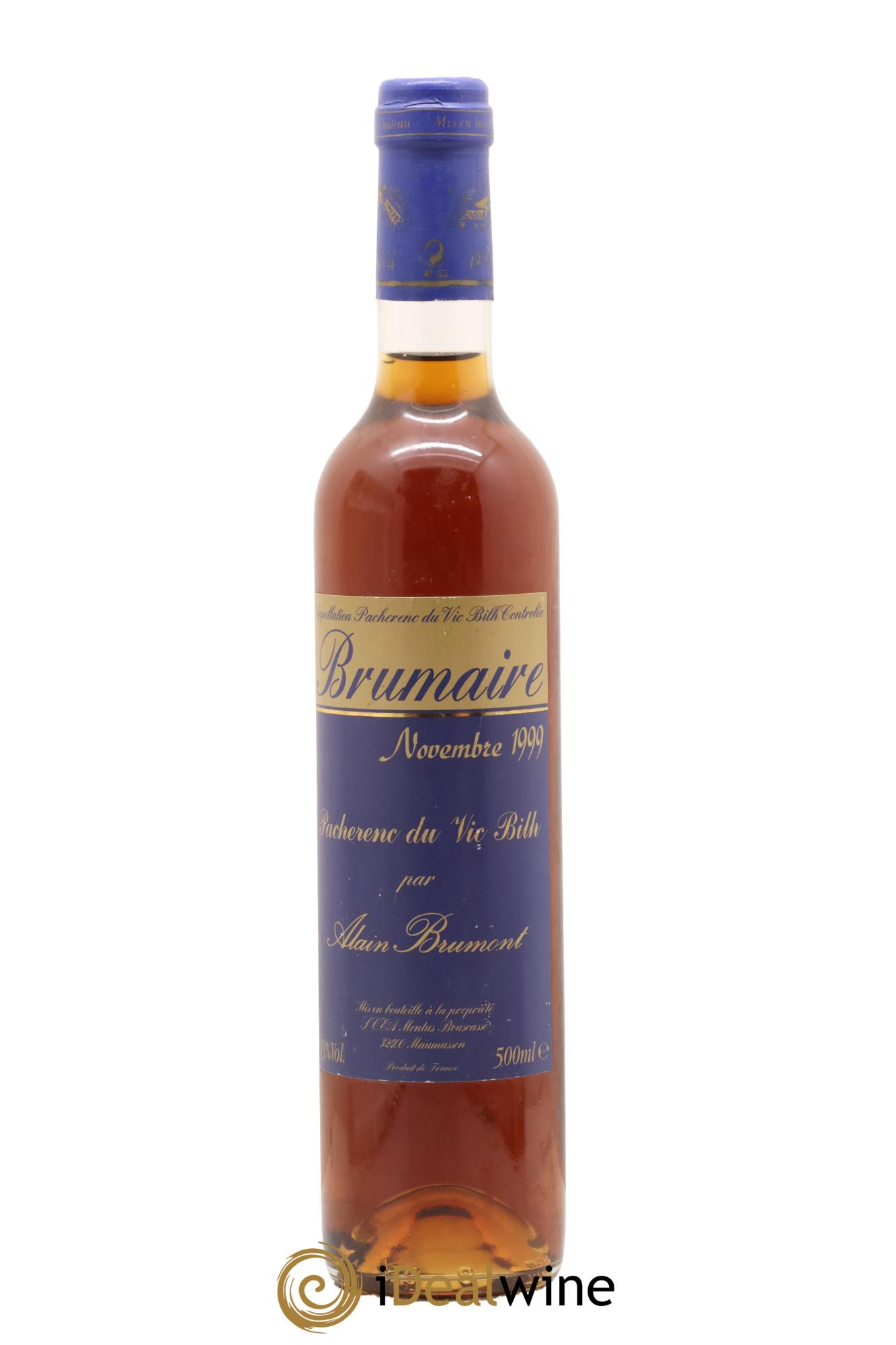 Pacherenc du Vic-Bilh Brumaire Alain Brumont 1999 - Posten von 1 Format 50cl - 0