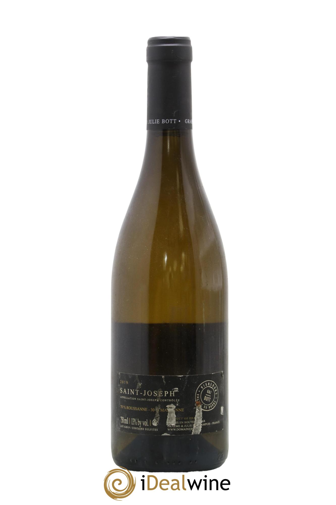 Saint-Joseph Graeme & Julie Bott 2019 - Lot de 1 bouteille - 1