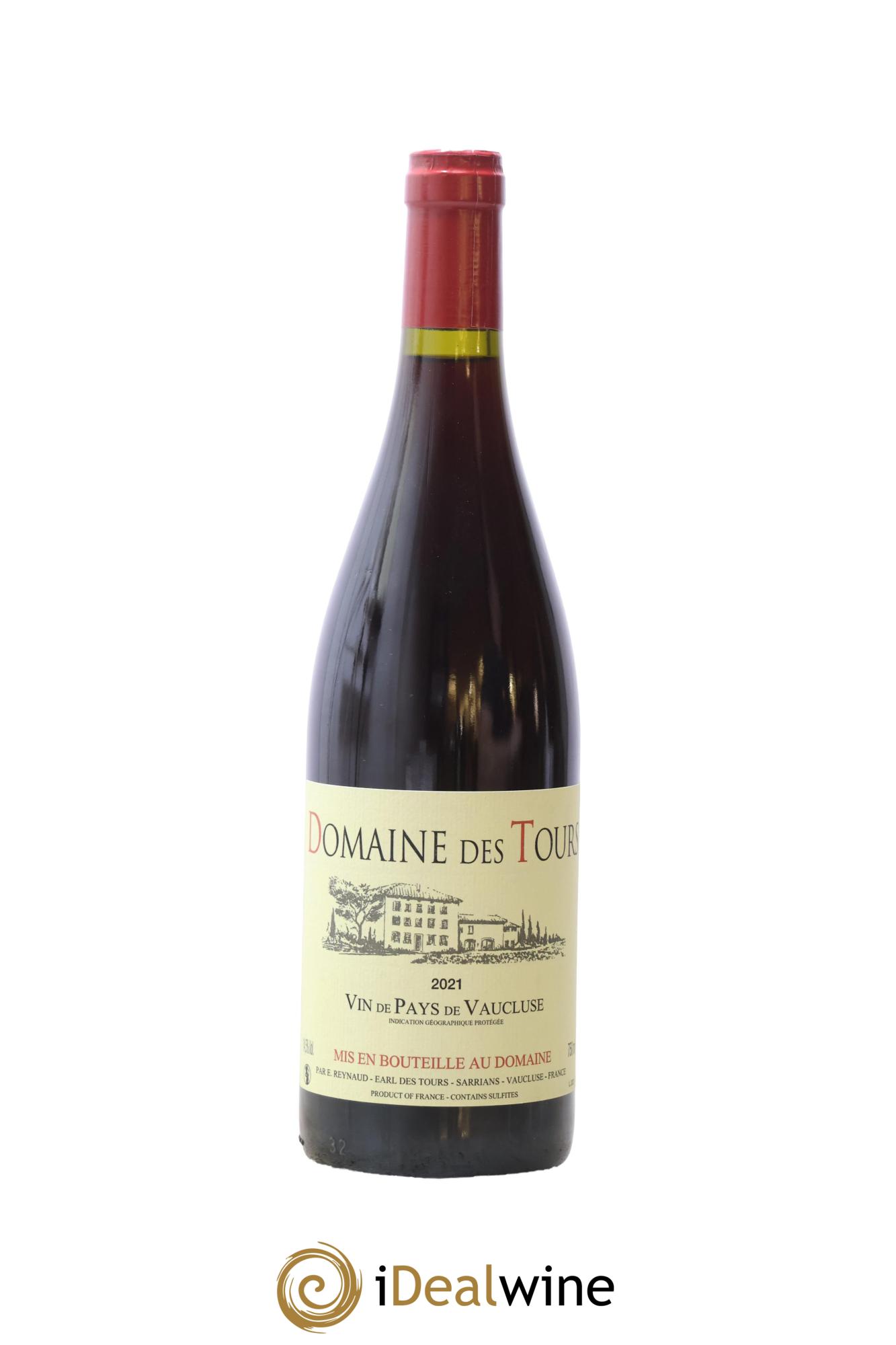 Vaucluse (Vin de Pays de Vaucluse) Domaine des Tours Emmanuel Reynaud 2021 - Lot de 1 bouteille - 0