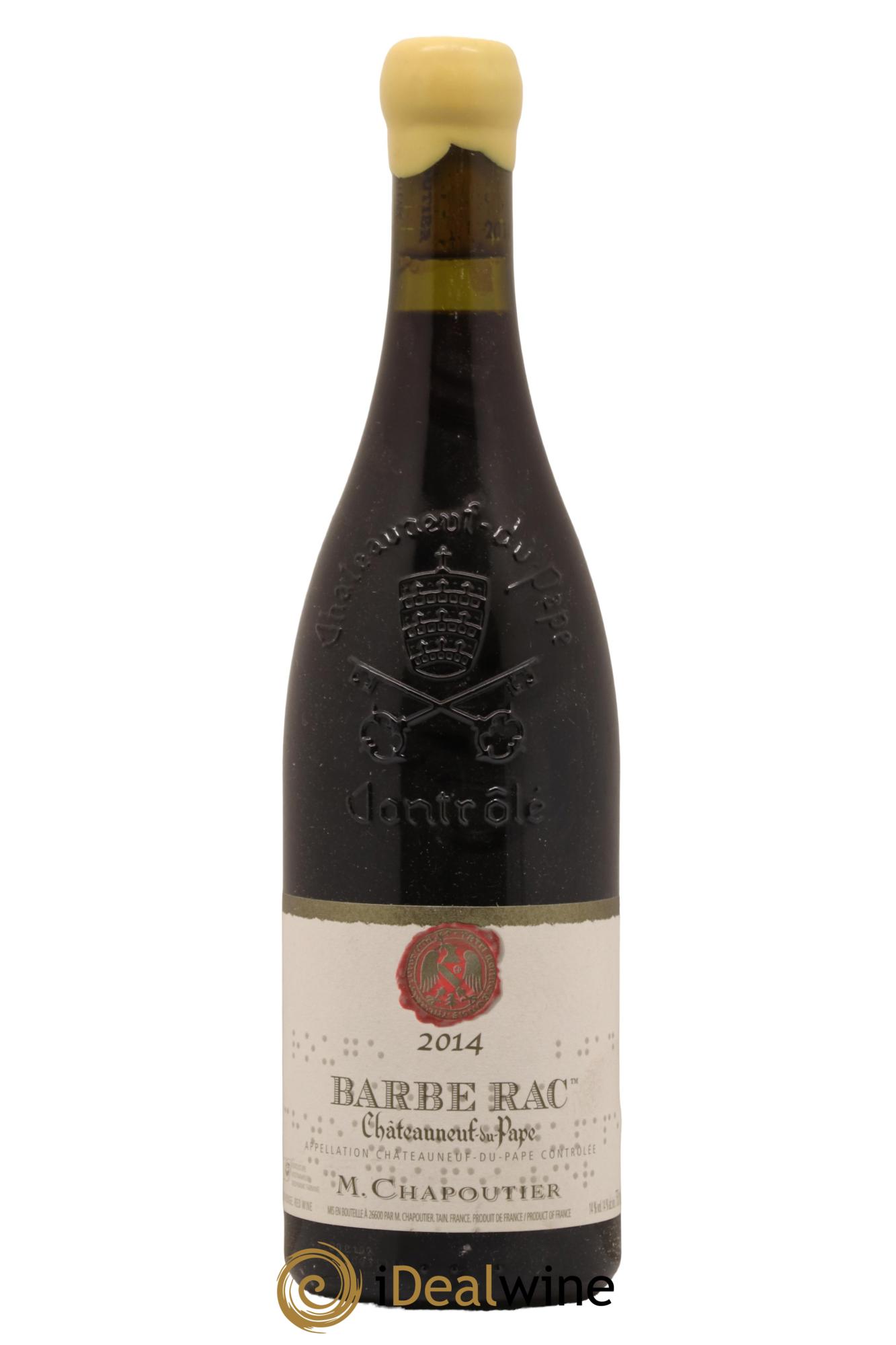 Châteauneuf-du-Pape Barbe Rac Chapoutier 2014 - Posten von 1 Flasche - 0