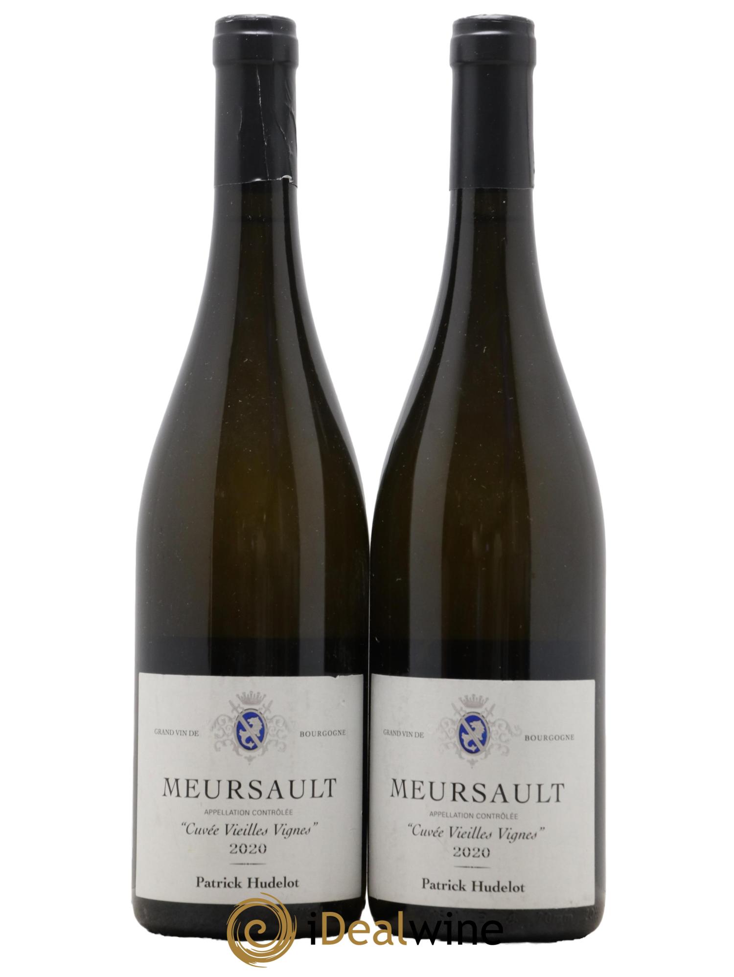 Meursault Vieilles Vignes Domaine Patrick Hudelot 2020 - Lot de 2 bouteilles - 0