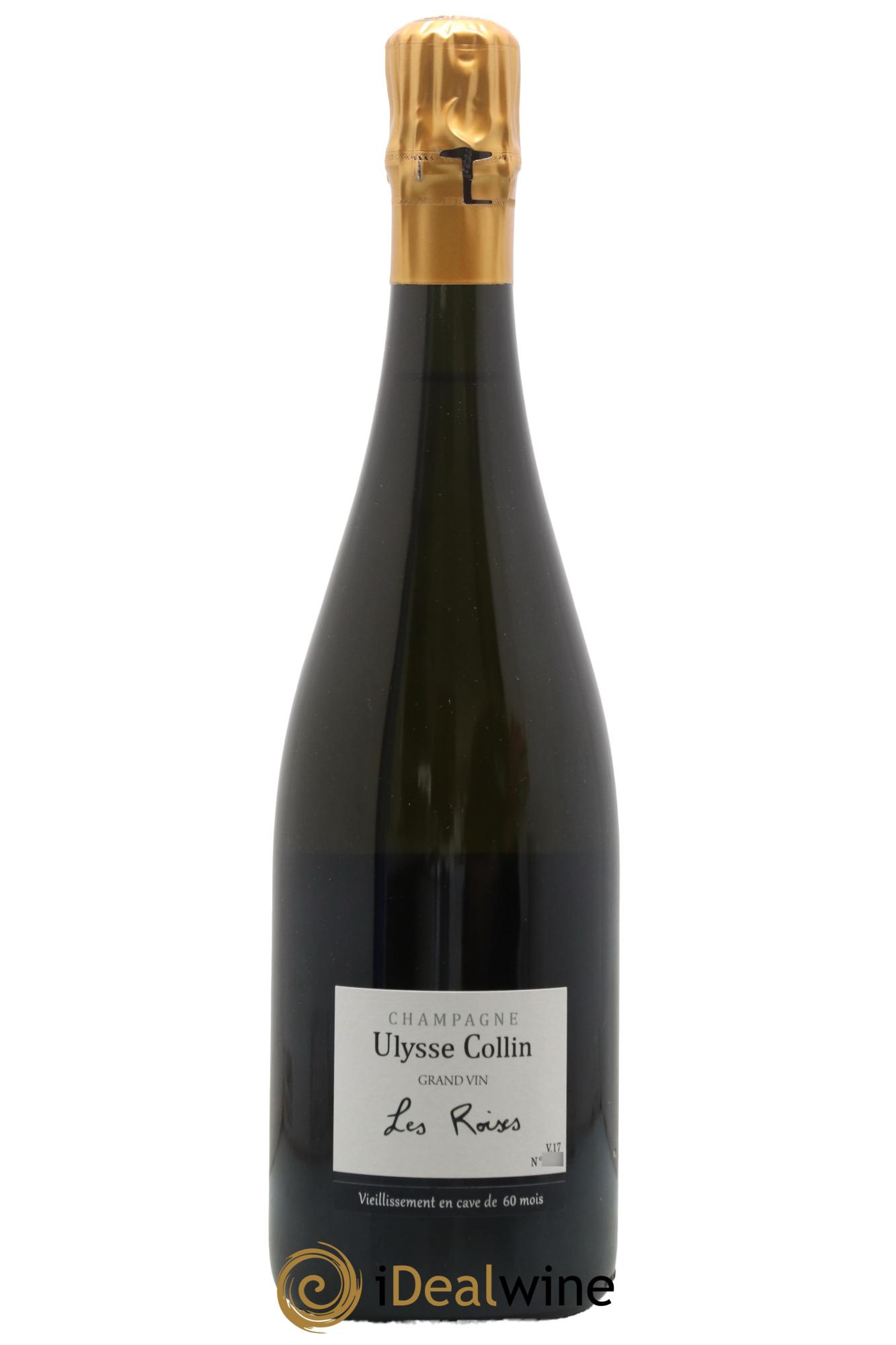 Les Roises Blanc de Blancs Extra-Brut 60 mois d'élevage Ulysse Collin 2017 - Lot de 1 bouteille - 0