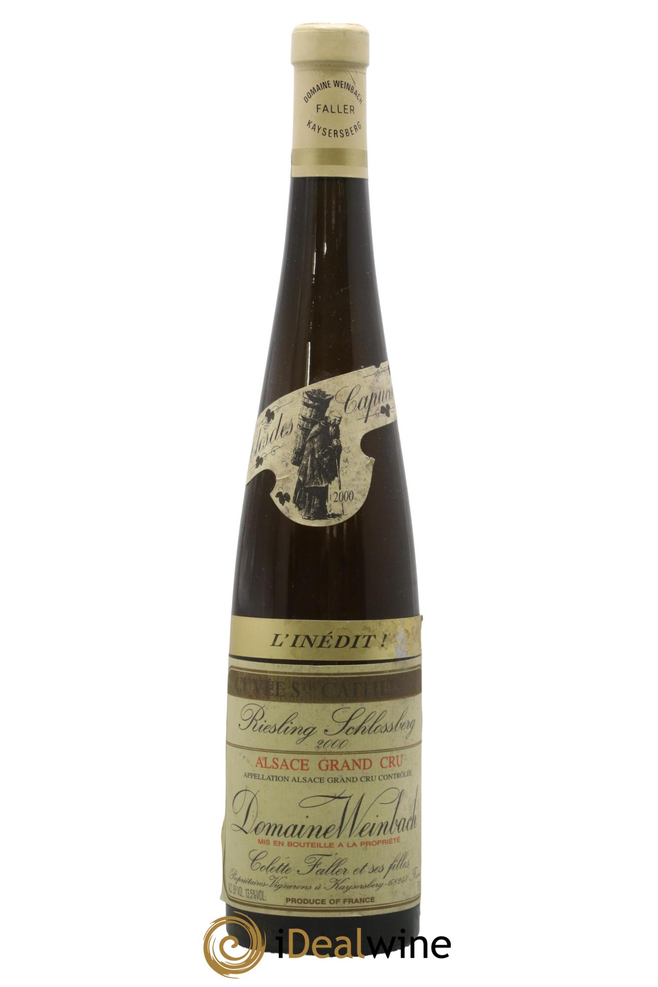 Alsace Riesling Grand Cru Schlossberg Cuvée Sainte Catherine l'Inédit Weinbach (Domaine) 2000 - Lot of 1 bottle - 0