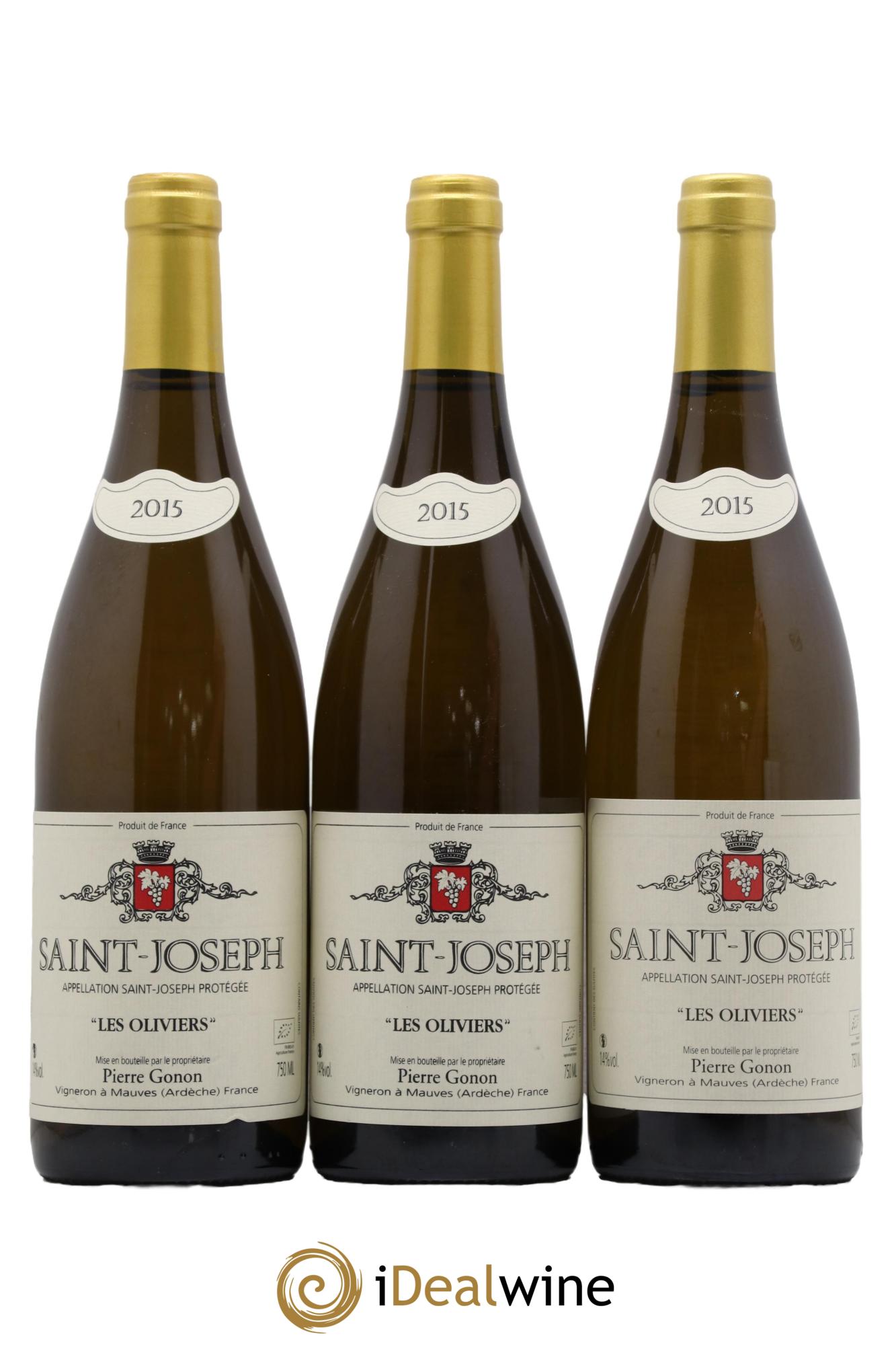 Saint-Joseph Les Oliviers Gonon (Domaine) 2015 - Lot de 3 bouteilles - 0