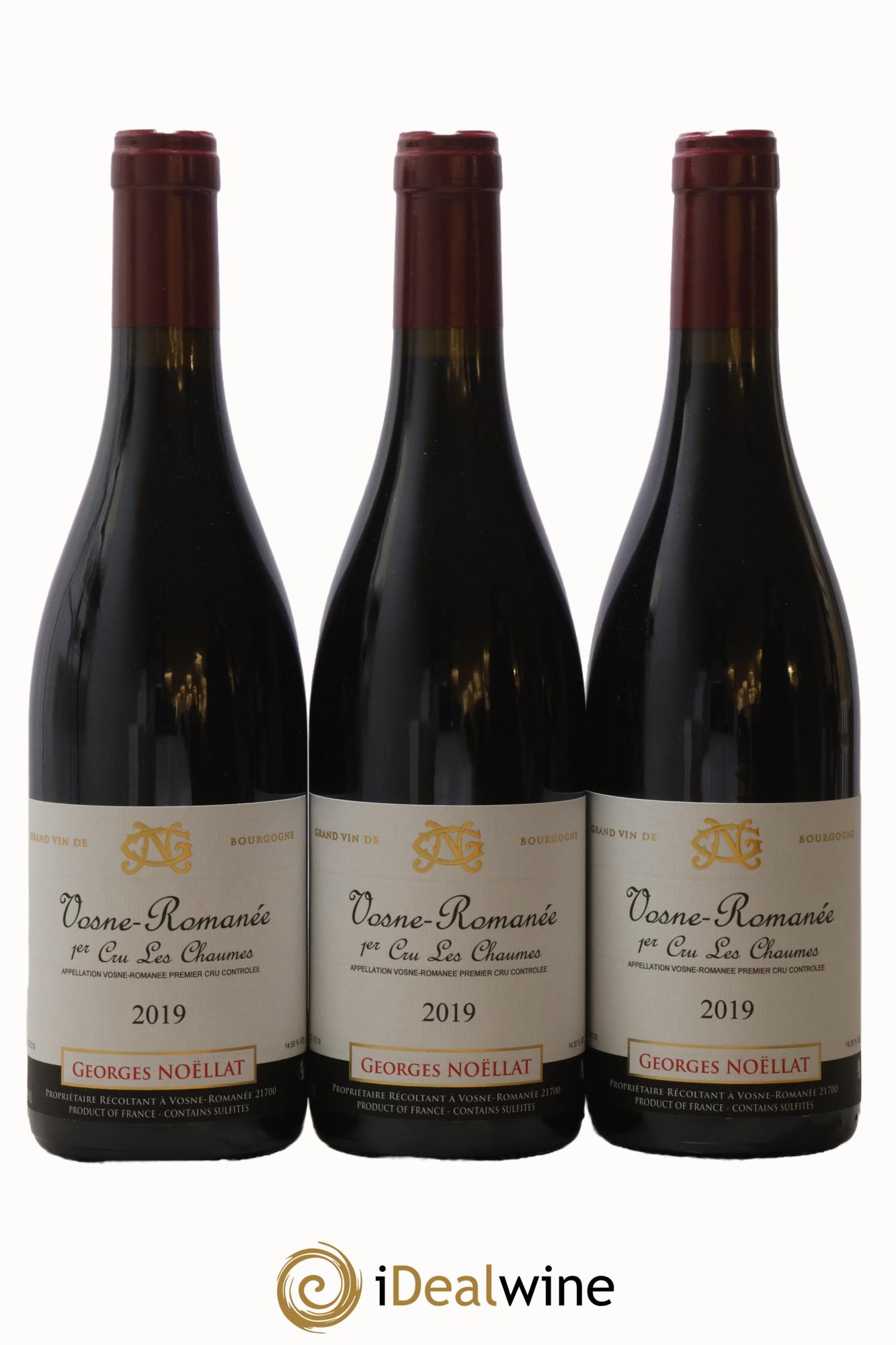 Vosne-Romanée 1er Cru Les Chaumes Georges Noëllat (Domaine) 2019 - Lot de 3 bouteilles - 0