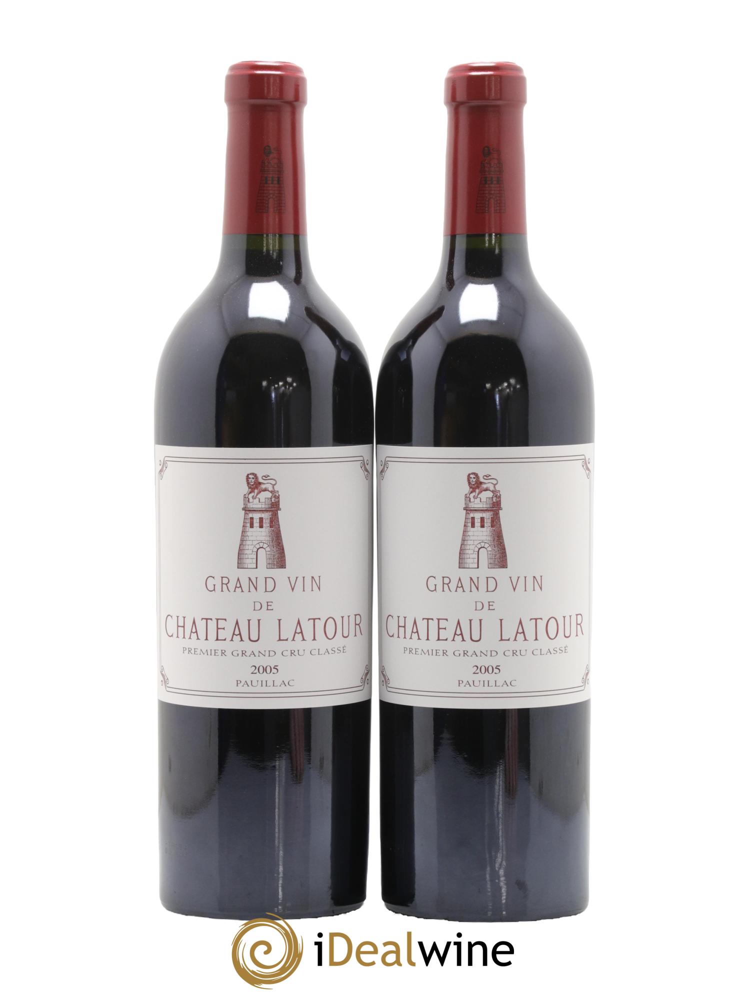 Château Latour 1er Grand Cru Classé 2005 - Lot de 2 bouteilles - 0