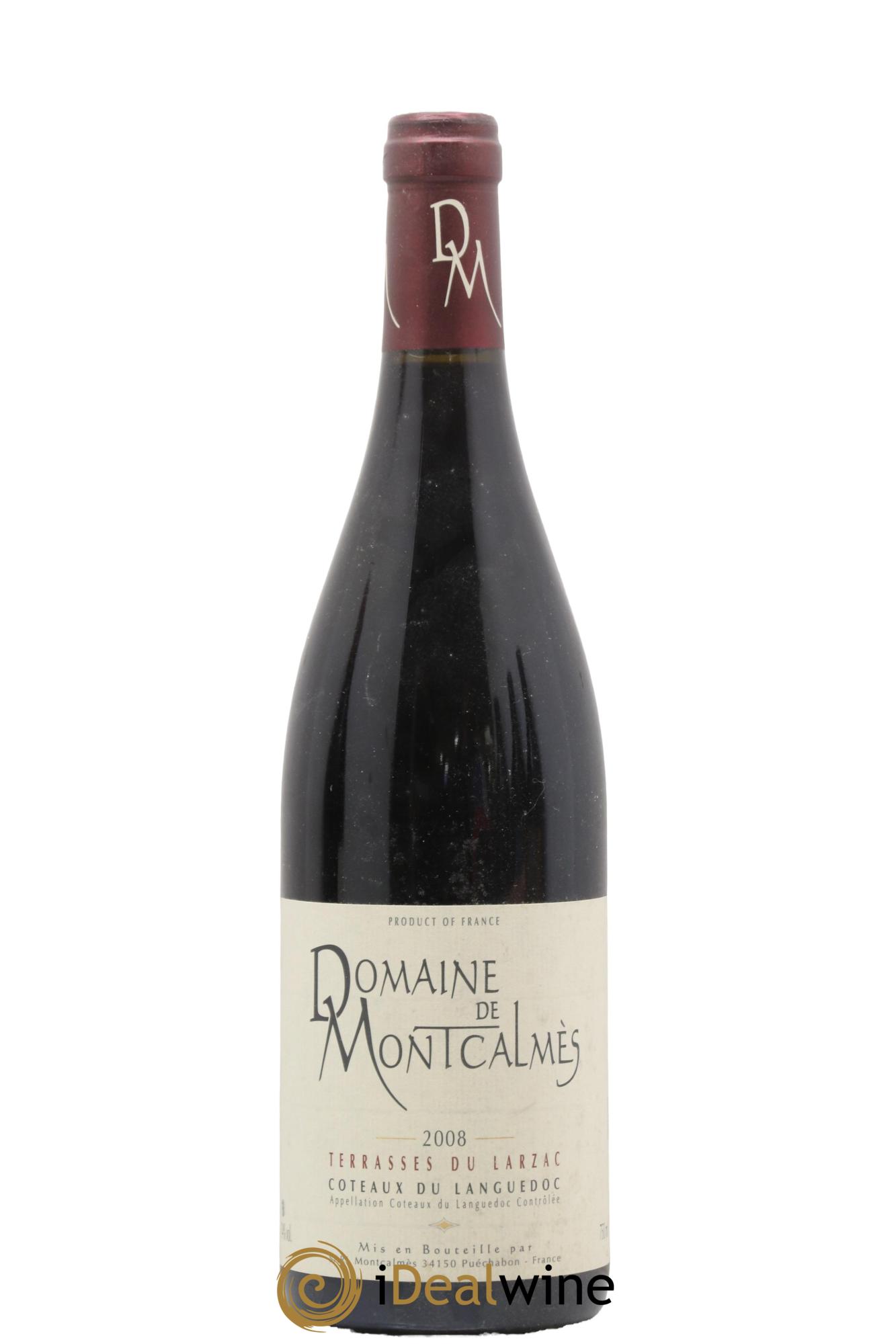 Terrasses du Larzac Domaine de Montcalmès Frédéric Pourtalié 2008 - Lot de 1 bouteille - 0